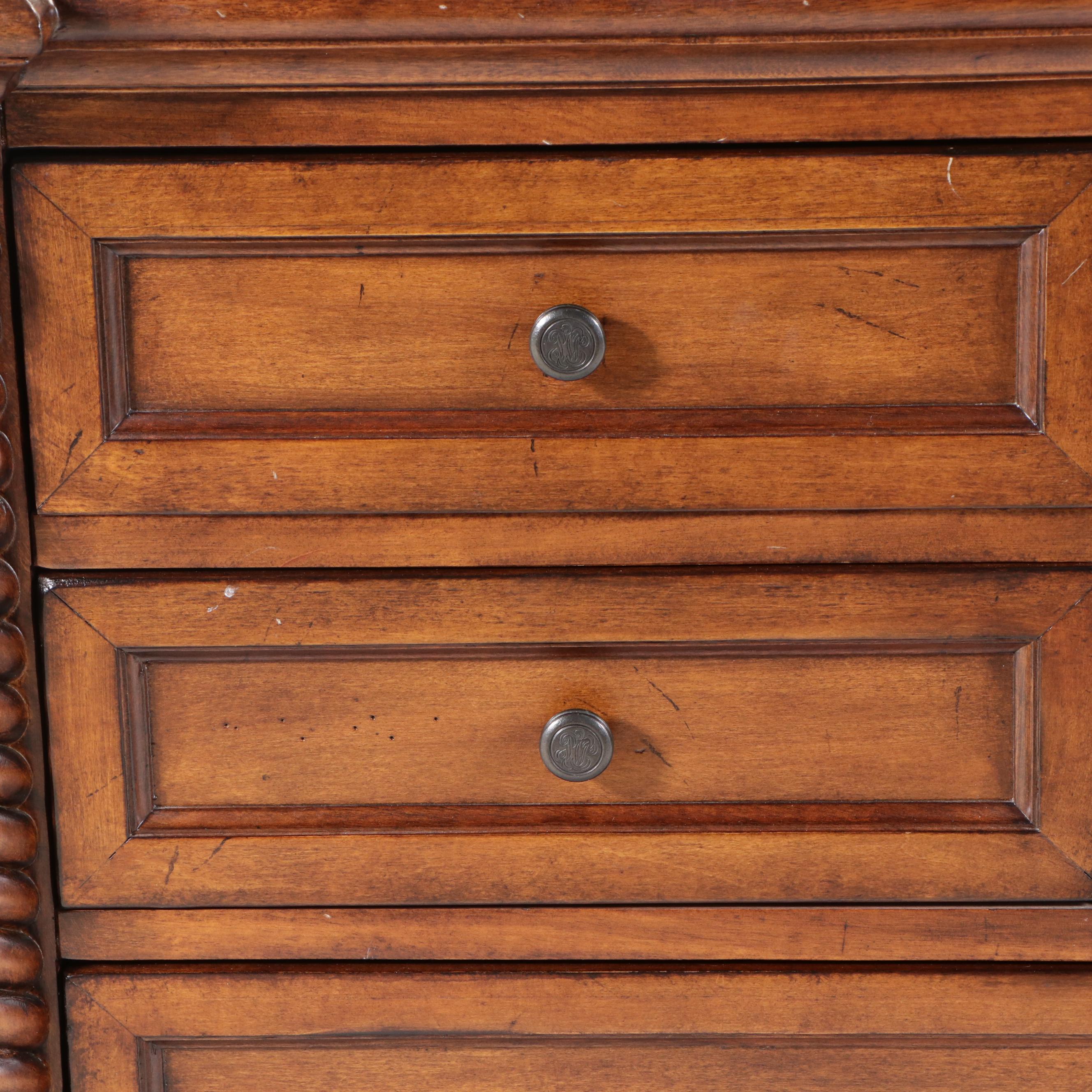 Clearwater American Furniture Pecan Finish Filing Cabinet