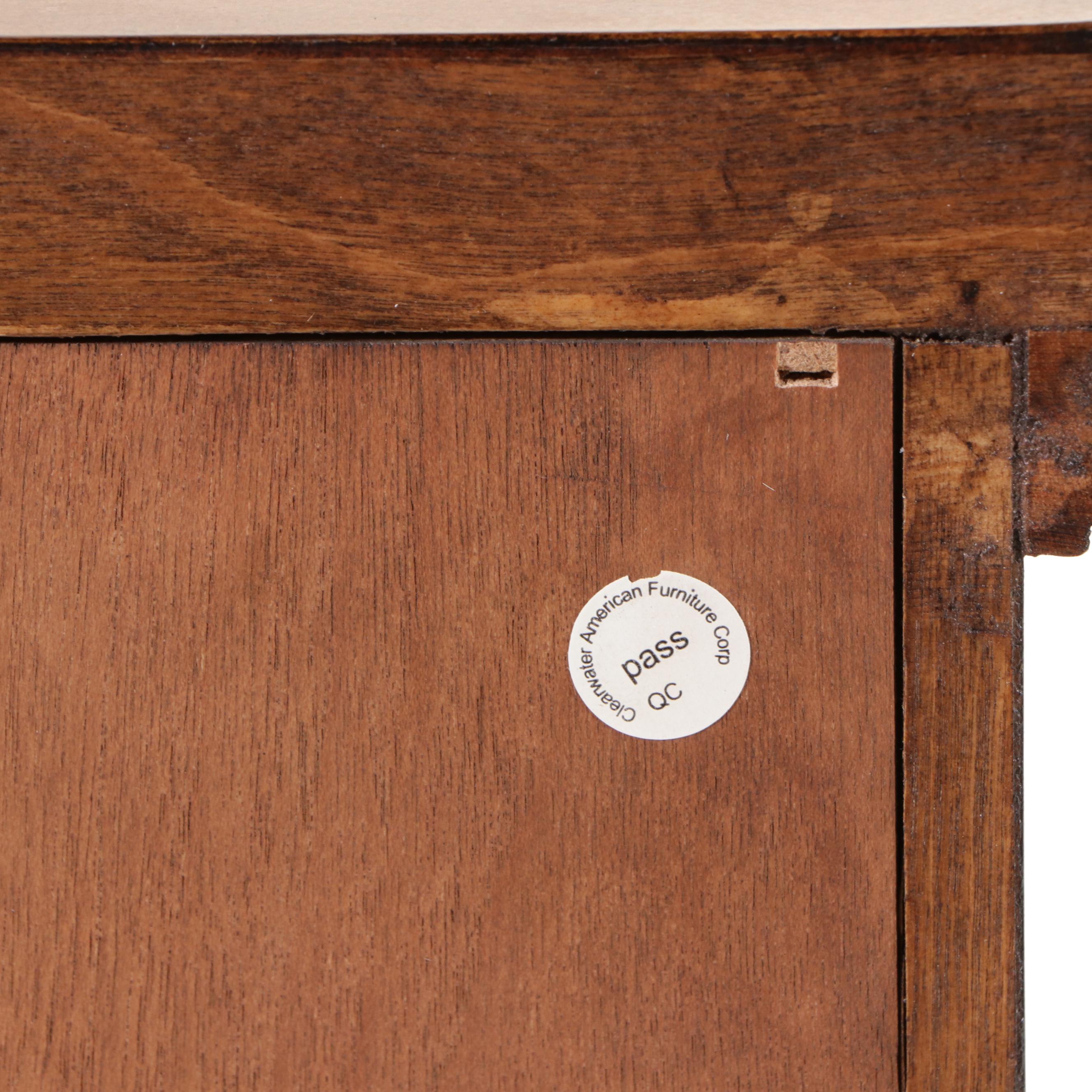 Clearwater American Furniture Pecan Finish Filing Cabinet