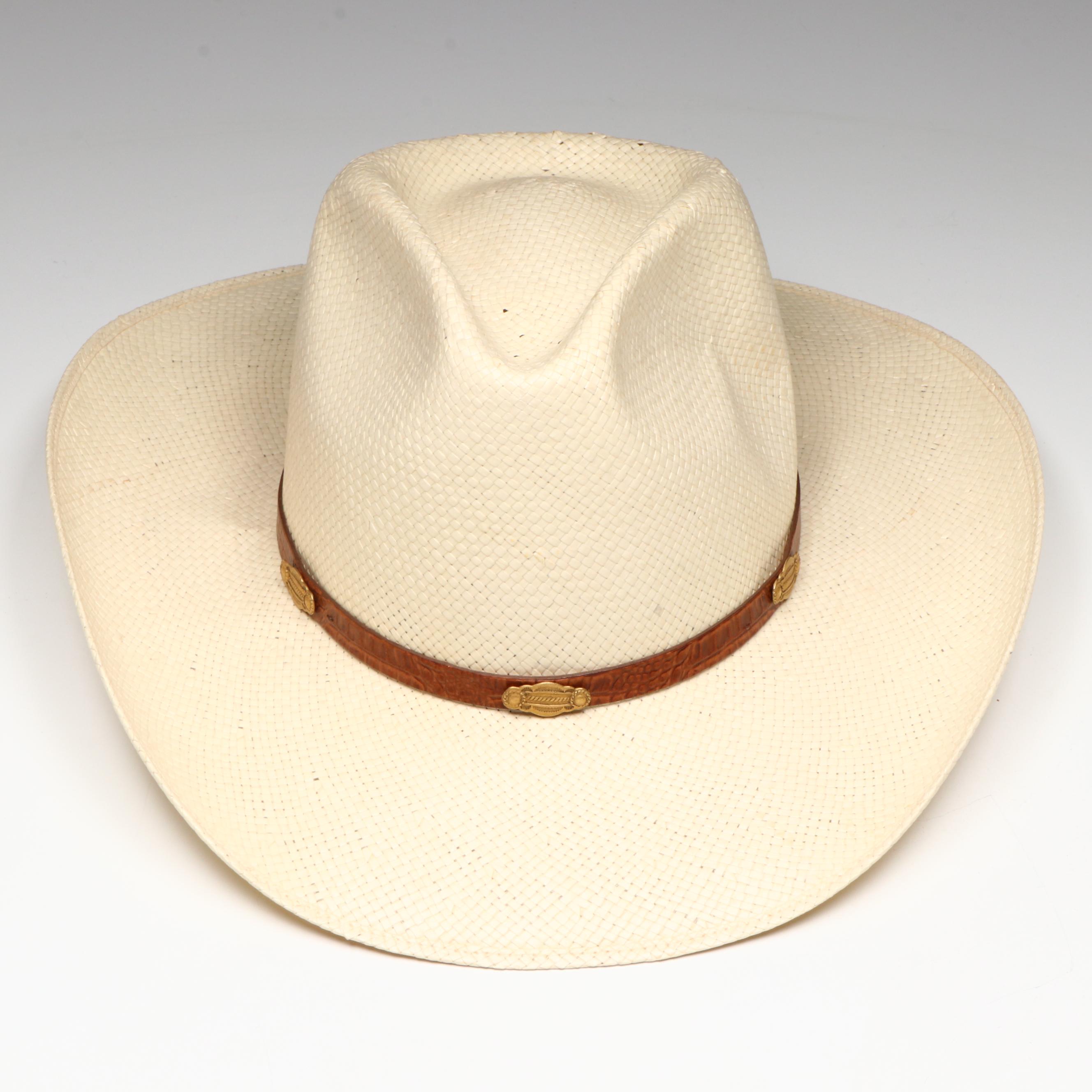 Stetson Vintage "Sturgis" Natural Straw Western Hat