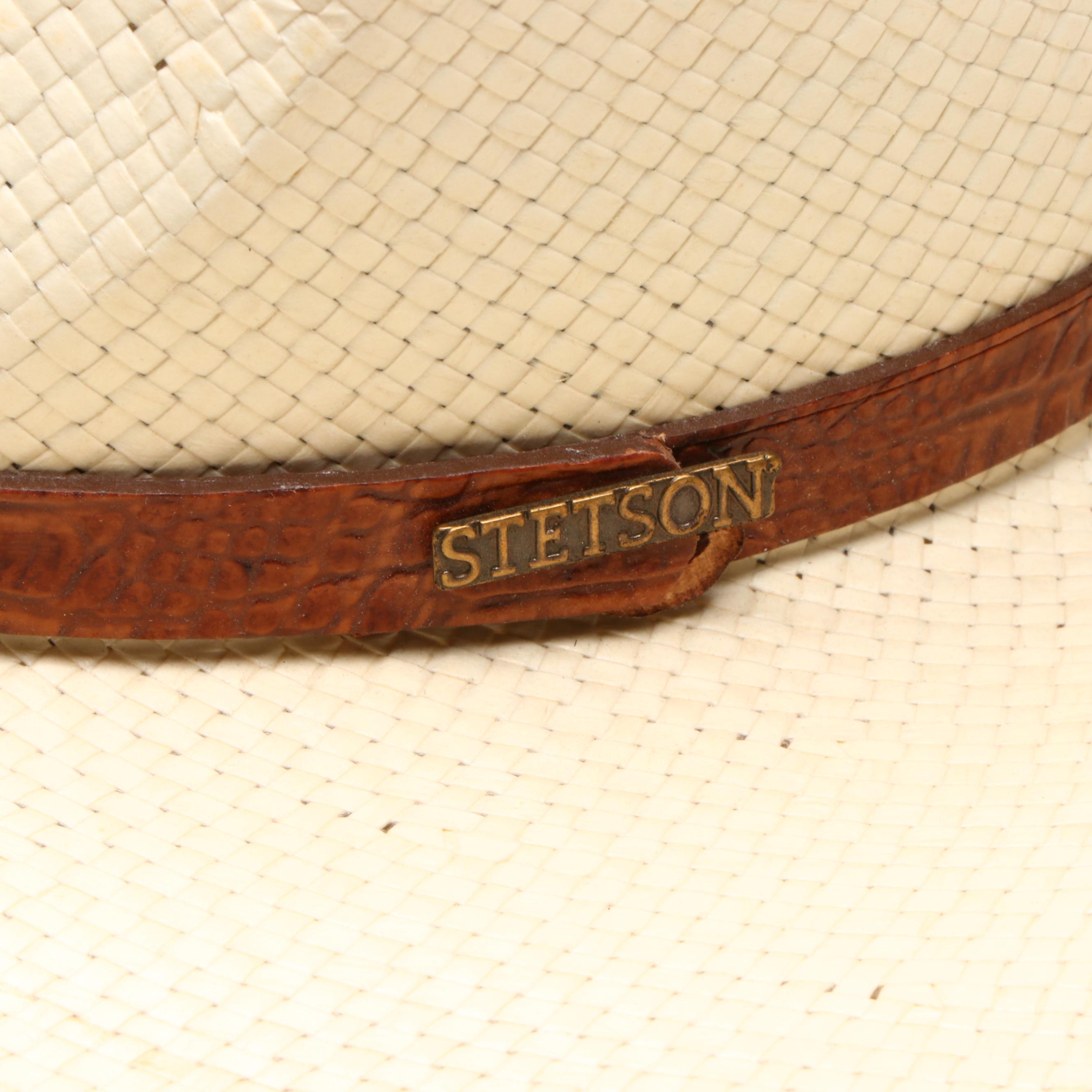 Stetson Vintage "Sturgis" Natural Straw Western Hat