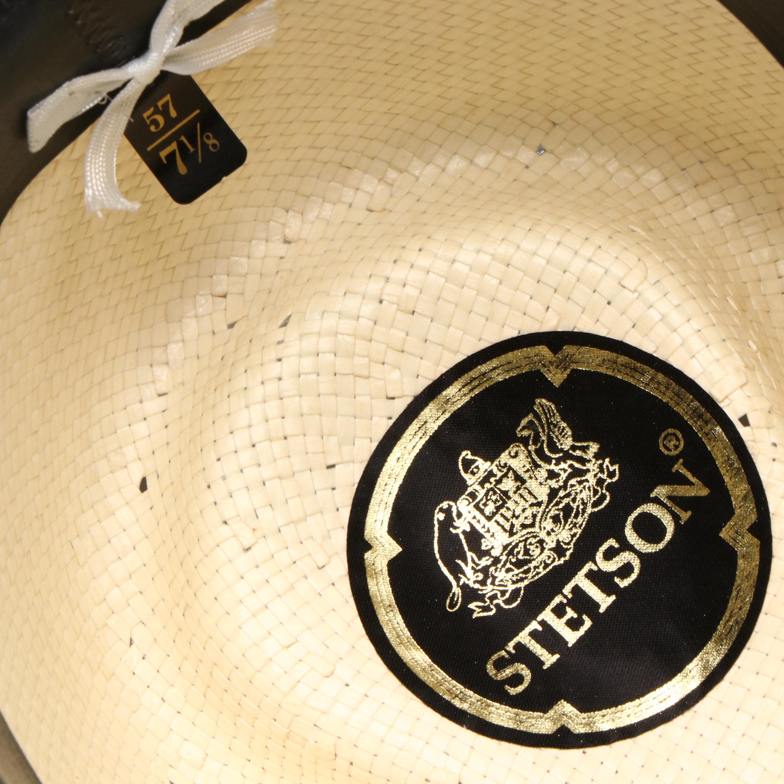 Stetson Vintage "Sturgis" Natural Straw Western Hat