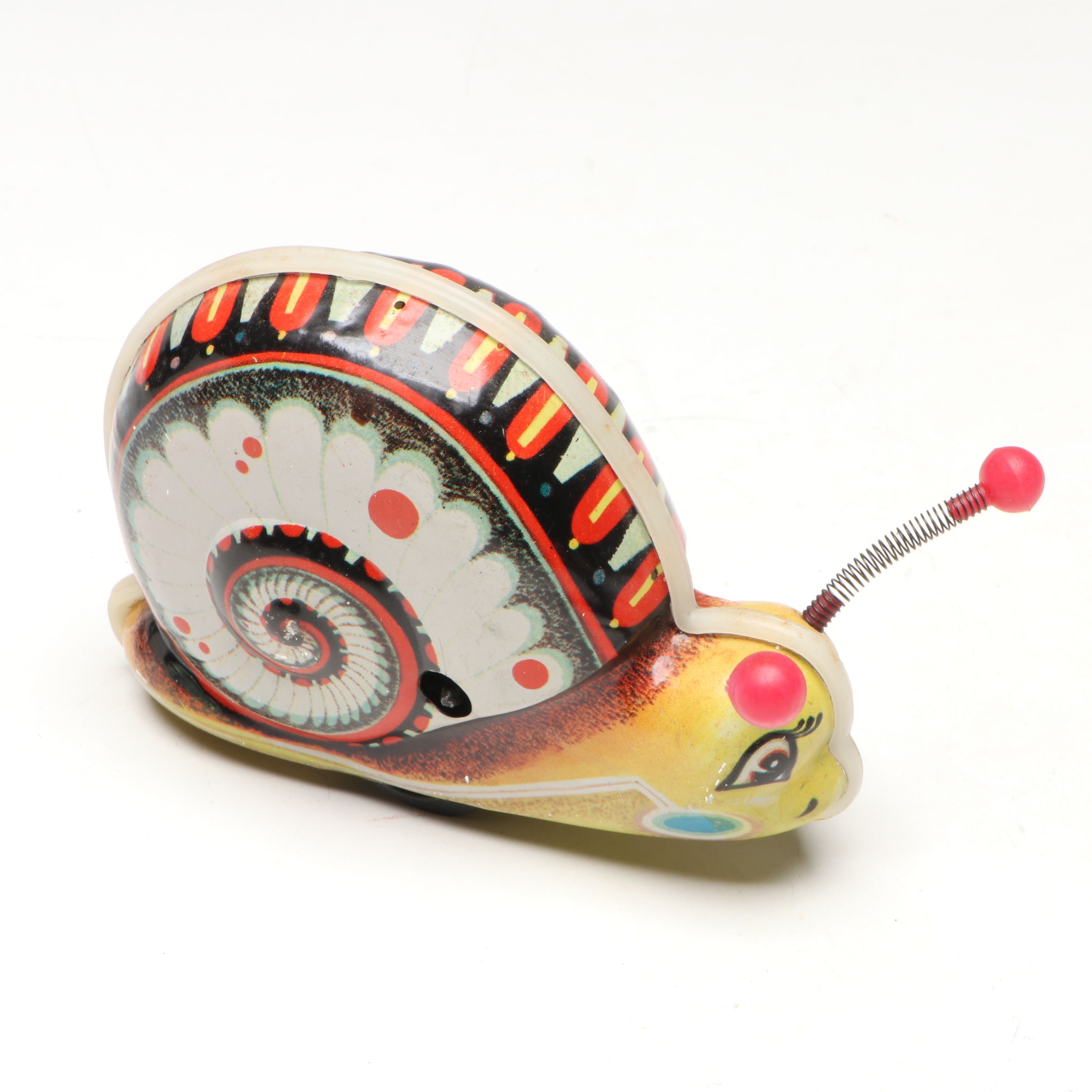 J. Chein & Co. Rabbit with Other Vintage Tin Litho Wind-Up Toys, Mid-20th C.