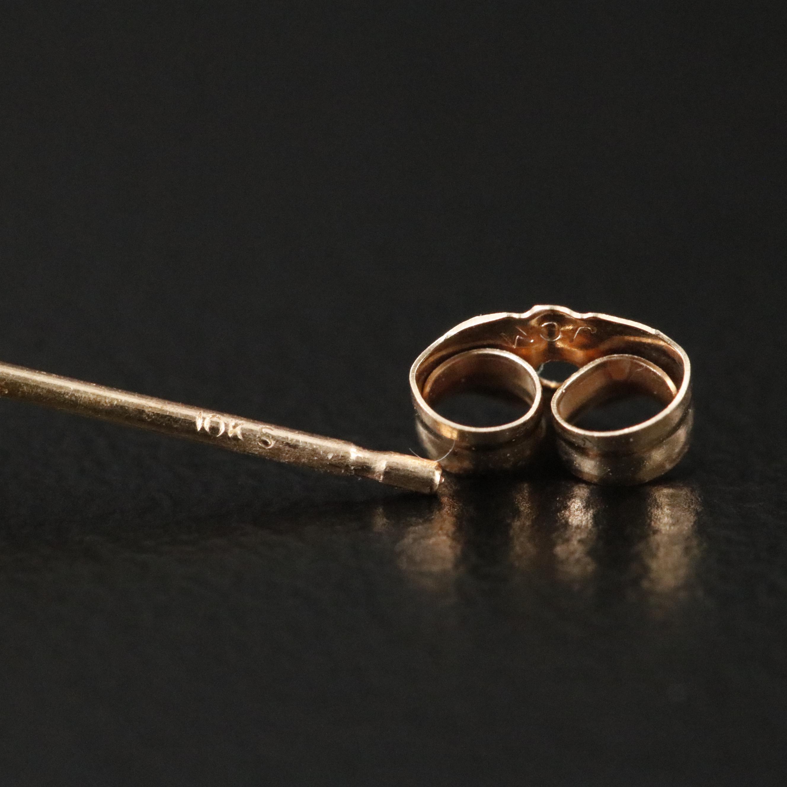 10K Peridot Earrings