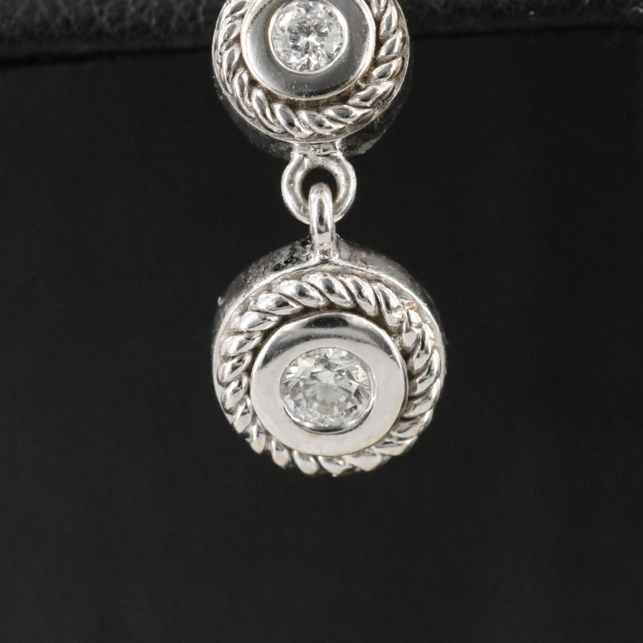 14K 0.32 CTW Diamond Drop Earrings