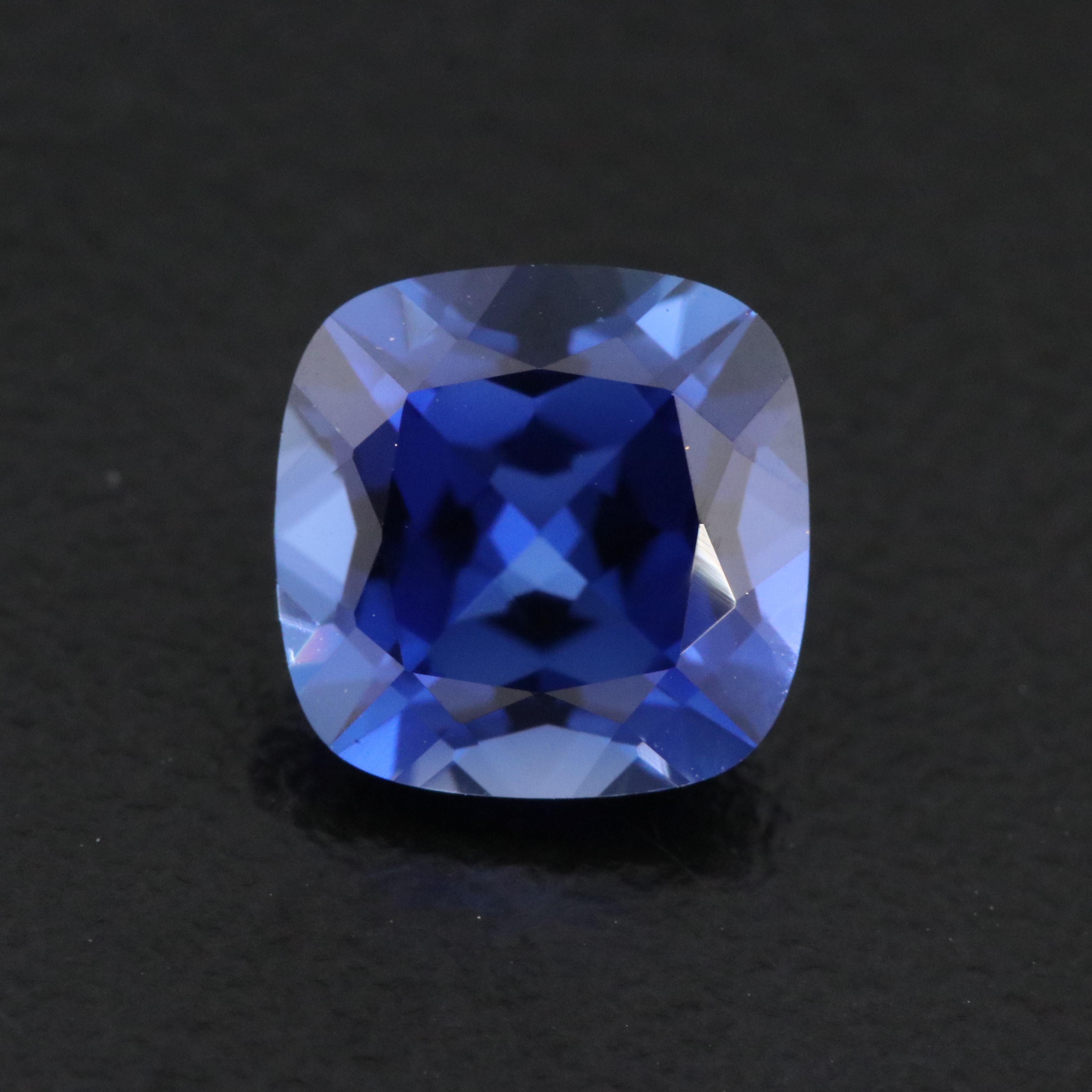 Loose 2.97 CT Lab Grown Sapphire