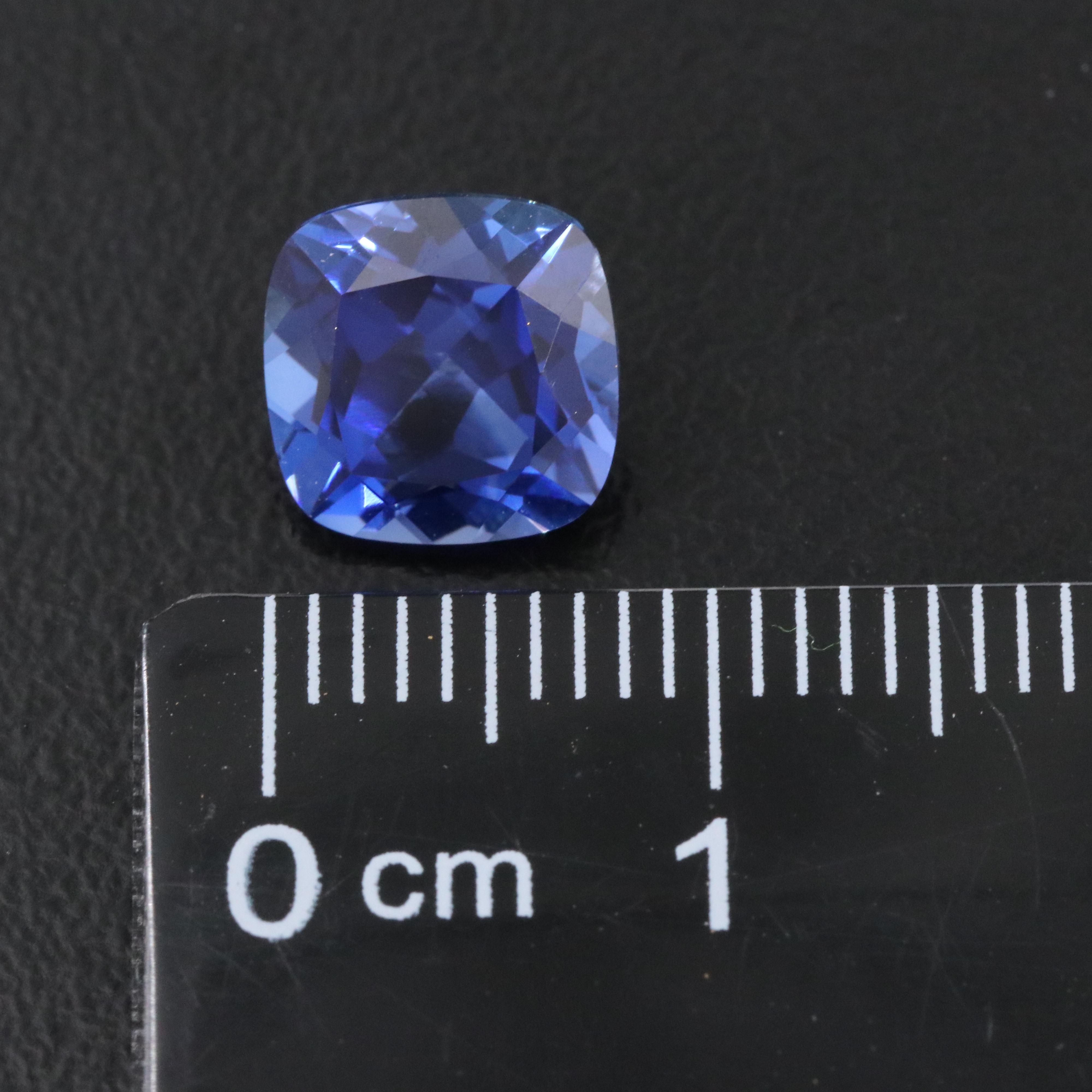 Loose 2.97 CT Lab Grown Sapphire