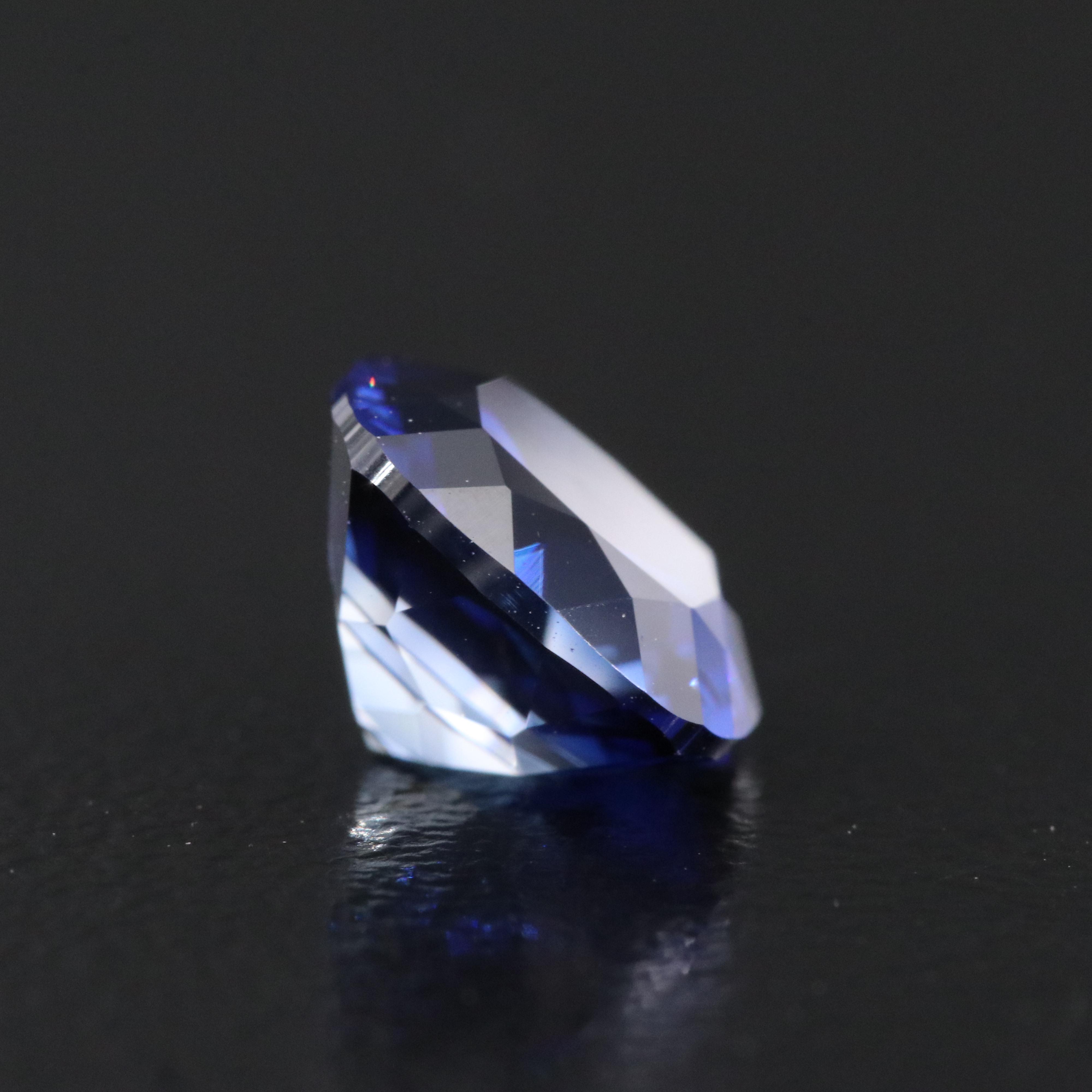 Loose 2.97 CT Lab Grown Sapphire