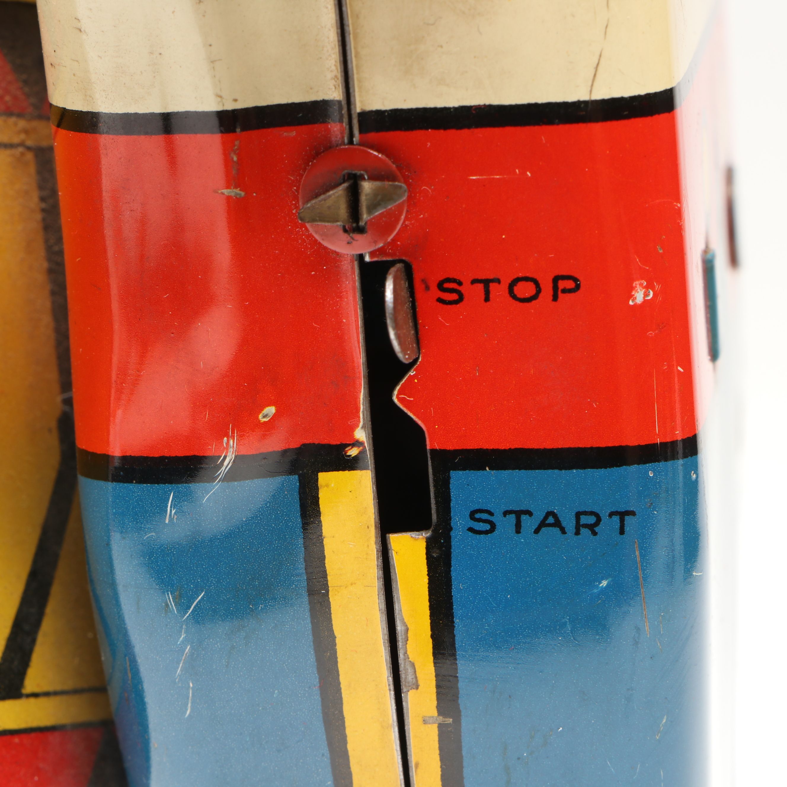 Wolverine No. 27 Drum Major Tin Litho Wind-Up Toy, Mid-20th C.