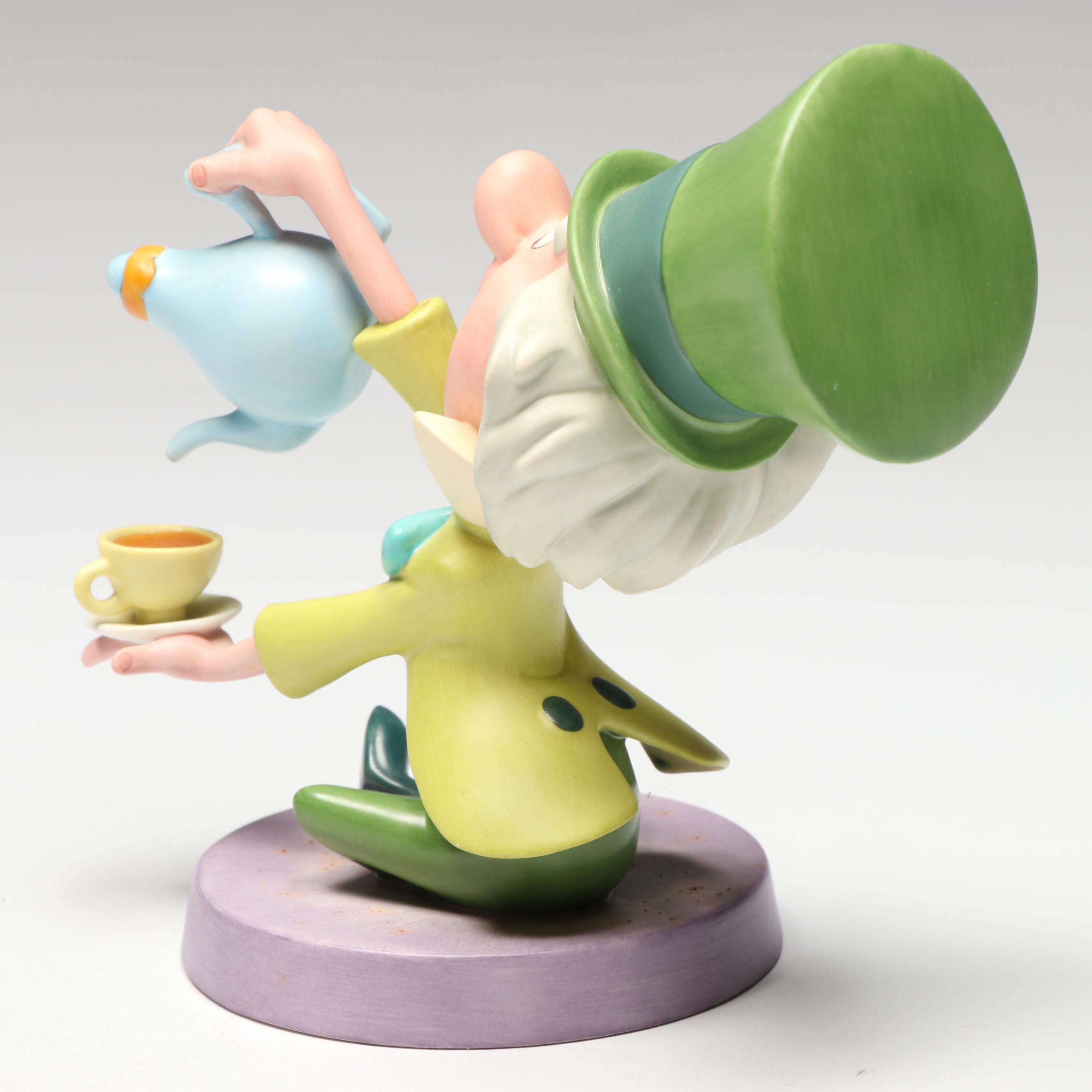 Disney"Topsy-Turvy Tea-Tottler" and "A Mad Whirl" Porcelain Figures, 2000s