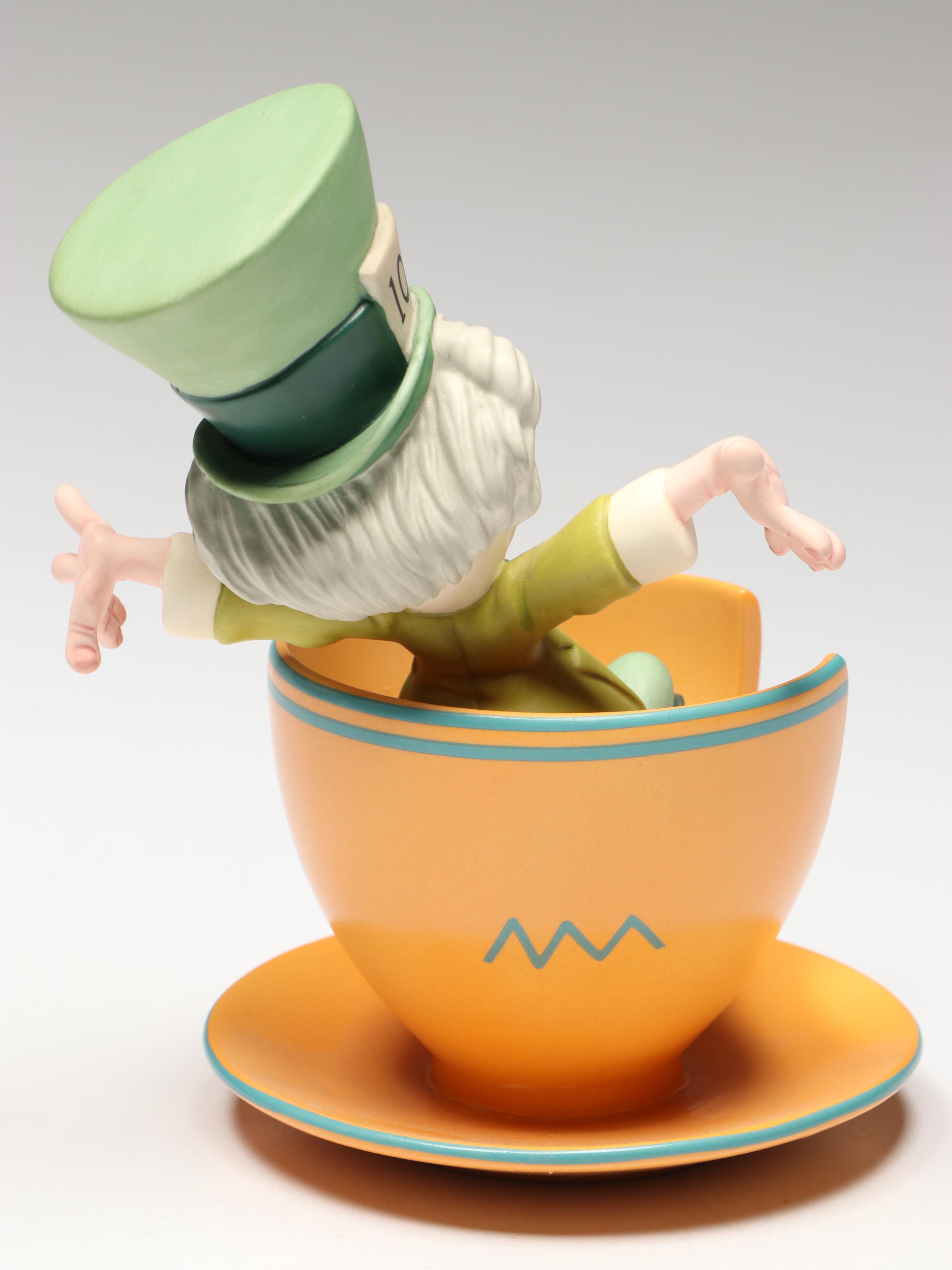 Disney"Topsy-Turvy Tea-Tottler" and "A Mad Whirl" Porcelain Figures, 2000s