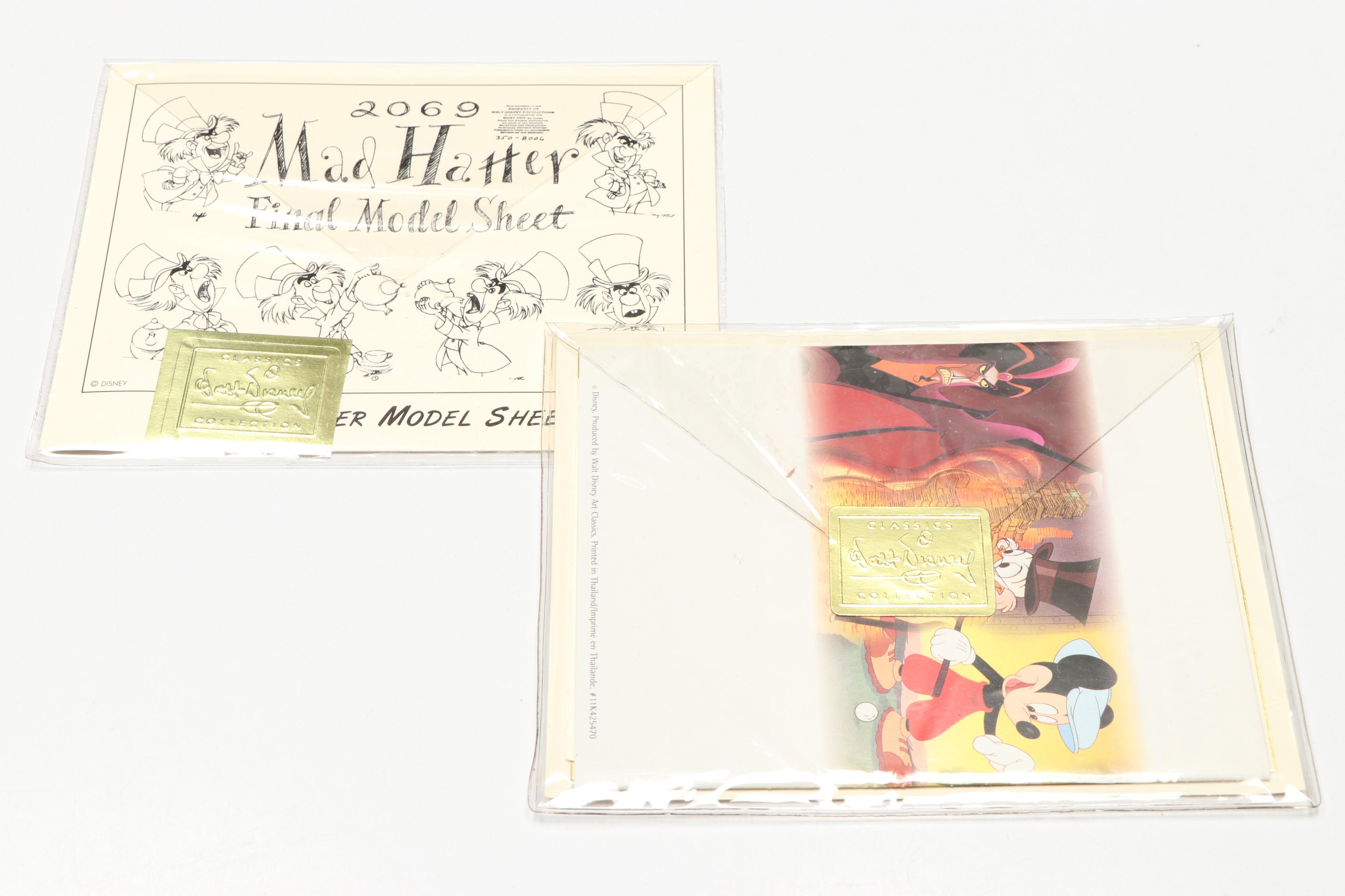 Disney"Topsy-Turvy Tea-Tottler" and "A Mad Whirl" Porcelain Figures, 2000s