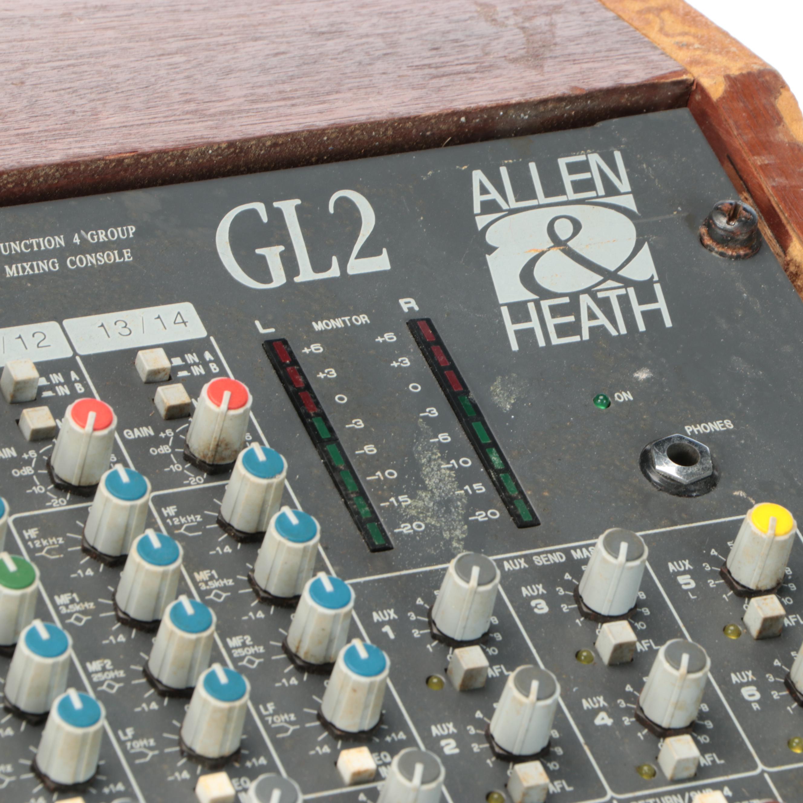 Allen & Heath GL2 Wood Veneer Analog Mixing Console