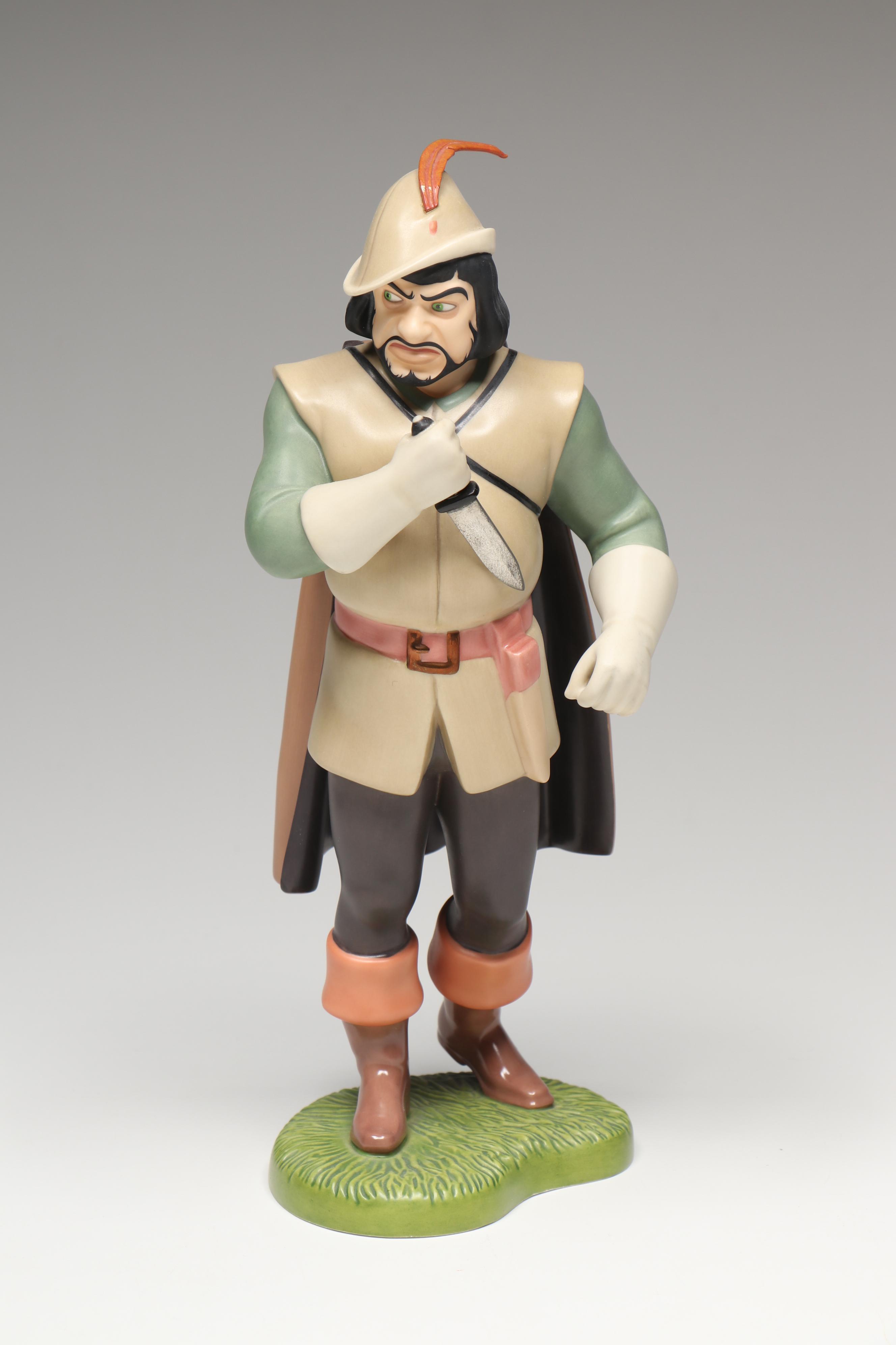 Disney Snow White "Deadly Intent" and "Ticklish Turtle" Porcelain Figurines