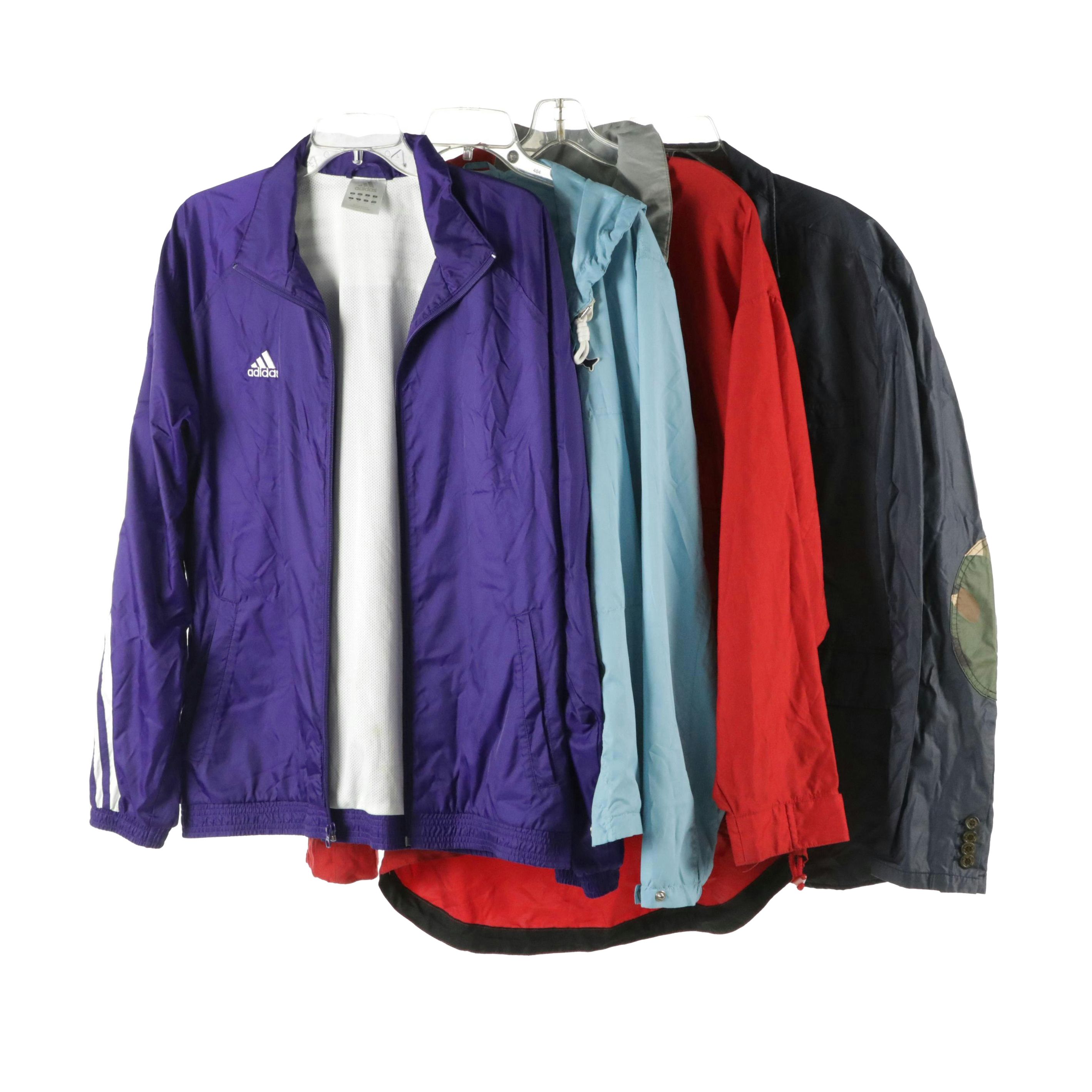 Men's Jachs Sport Coat with Adidas, Weekend Offender, and Spotlight Windbreakers