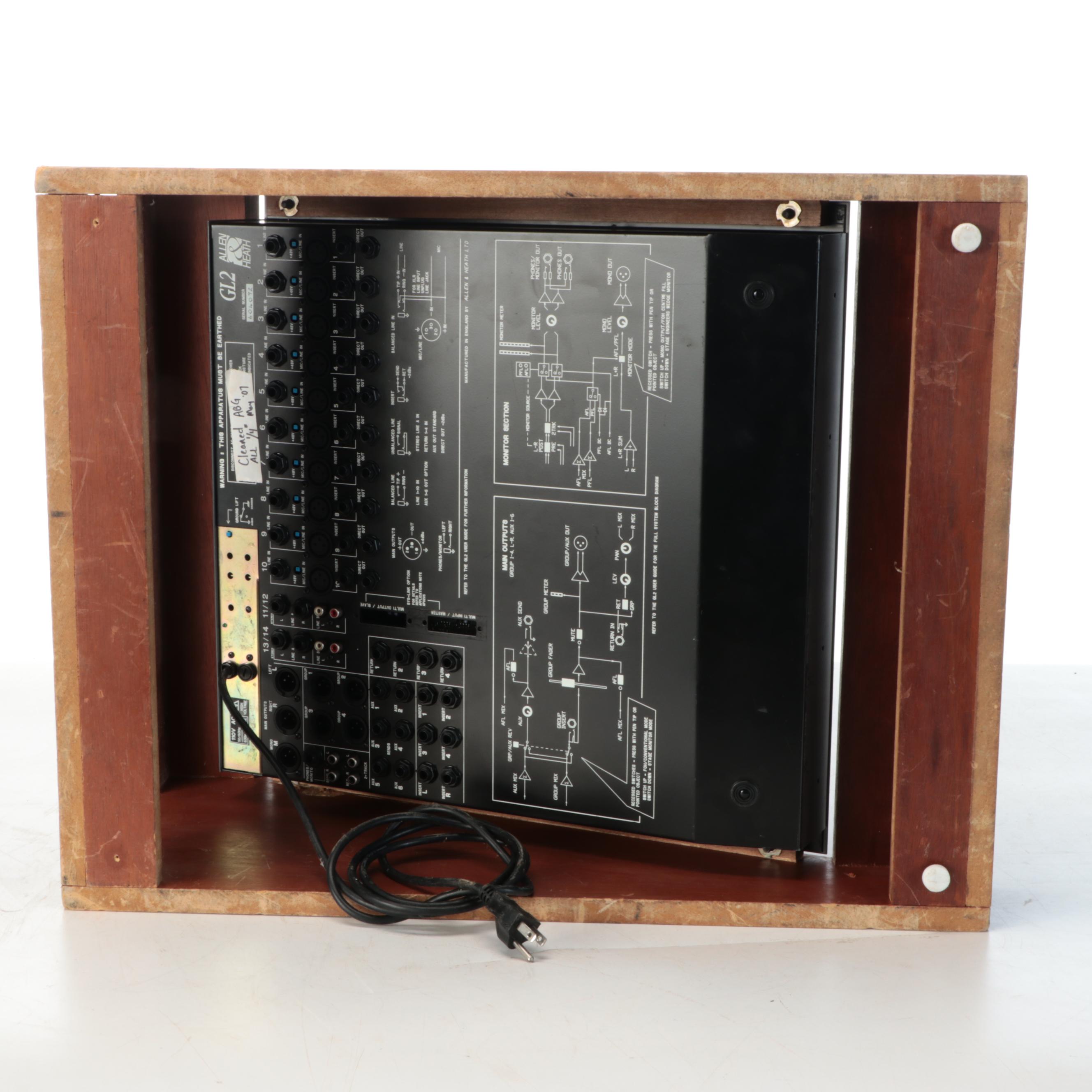 Allen & Heath GL2 Wood Veneer Analog Mixing Console