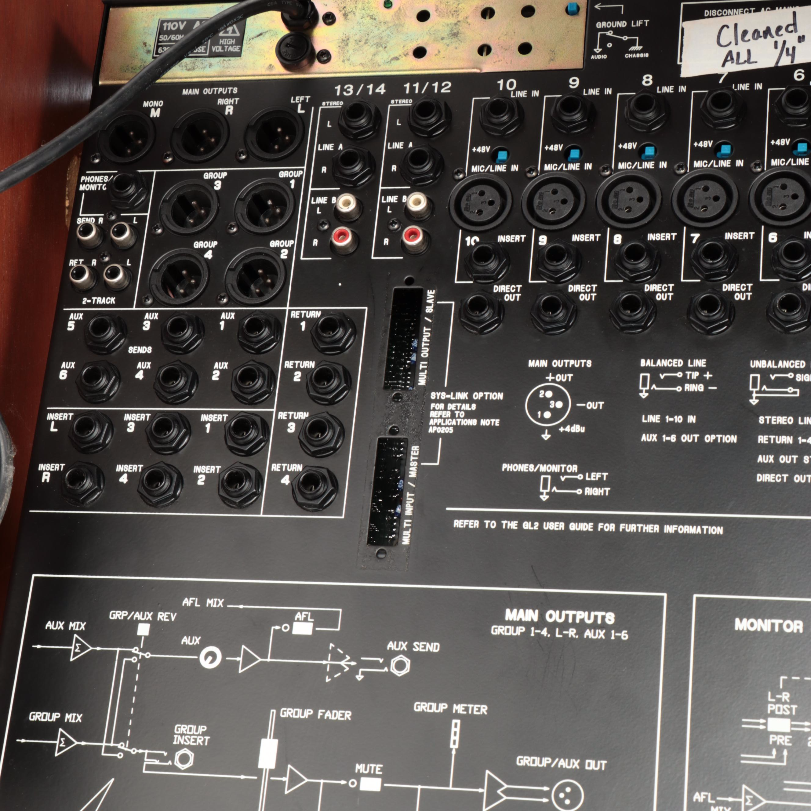 Allen & Heath GL2 Wood Veneer Analog Mixing Console