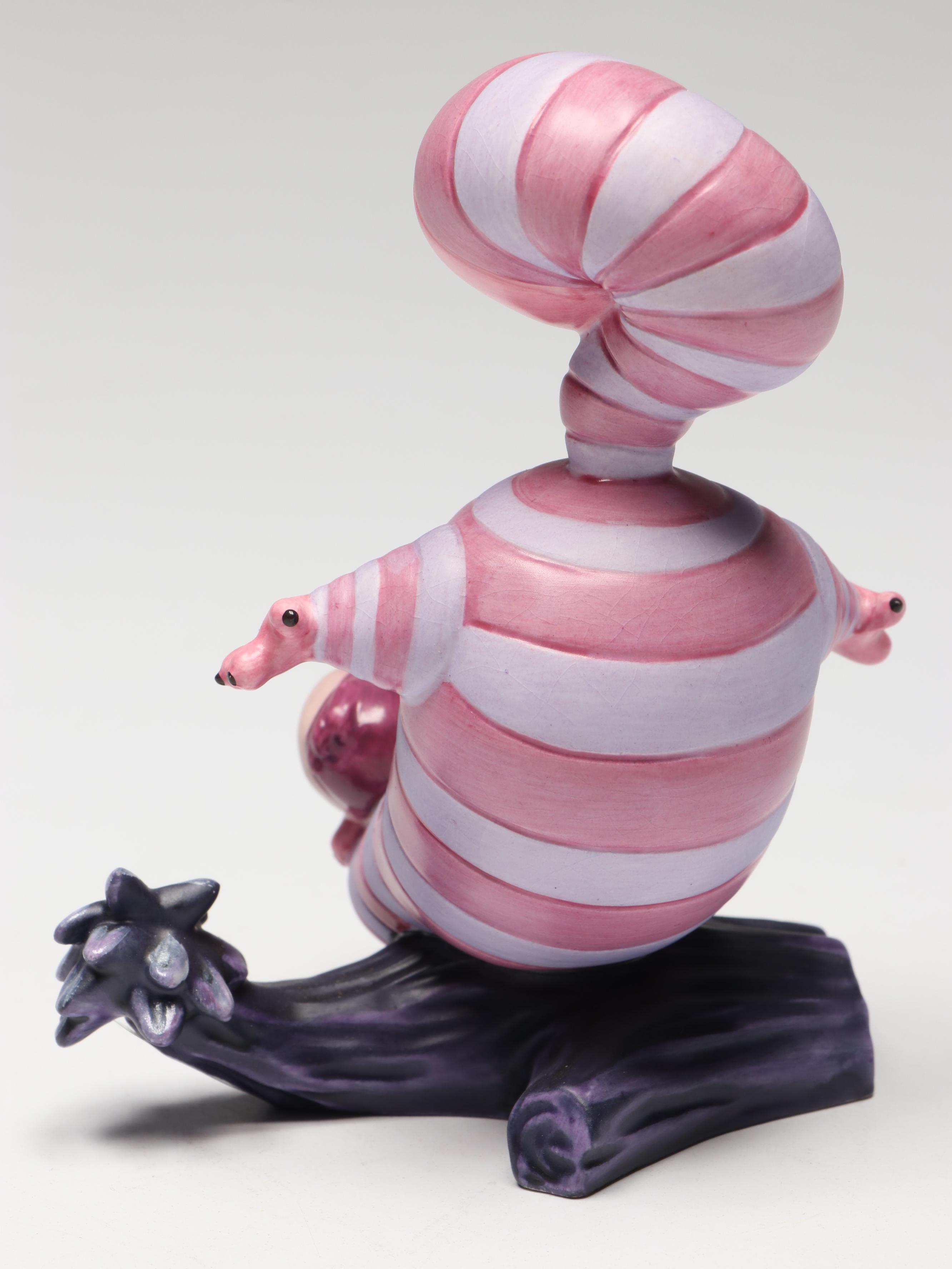 Disney Alice in Wonderland "Surreal Smile" and "Twas Brillig" Porcelain Figures