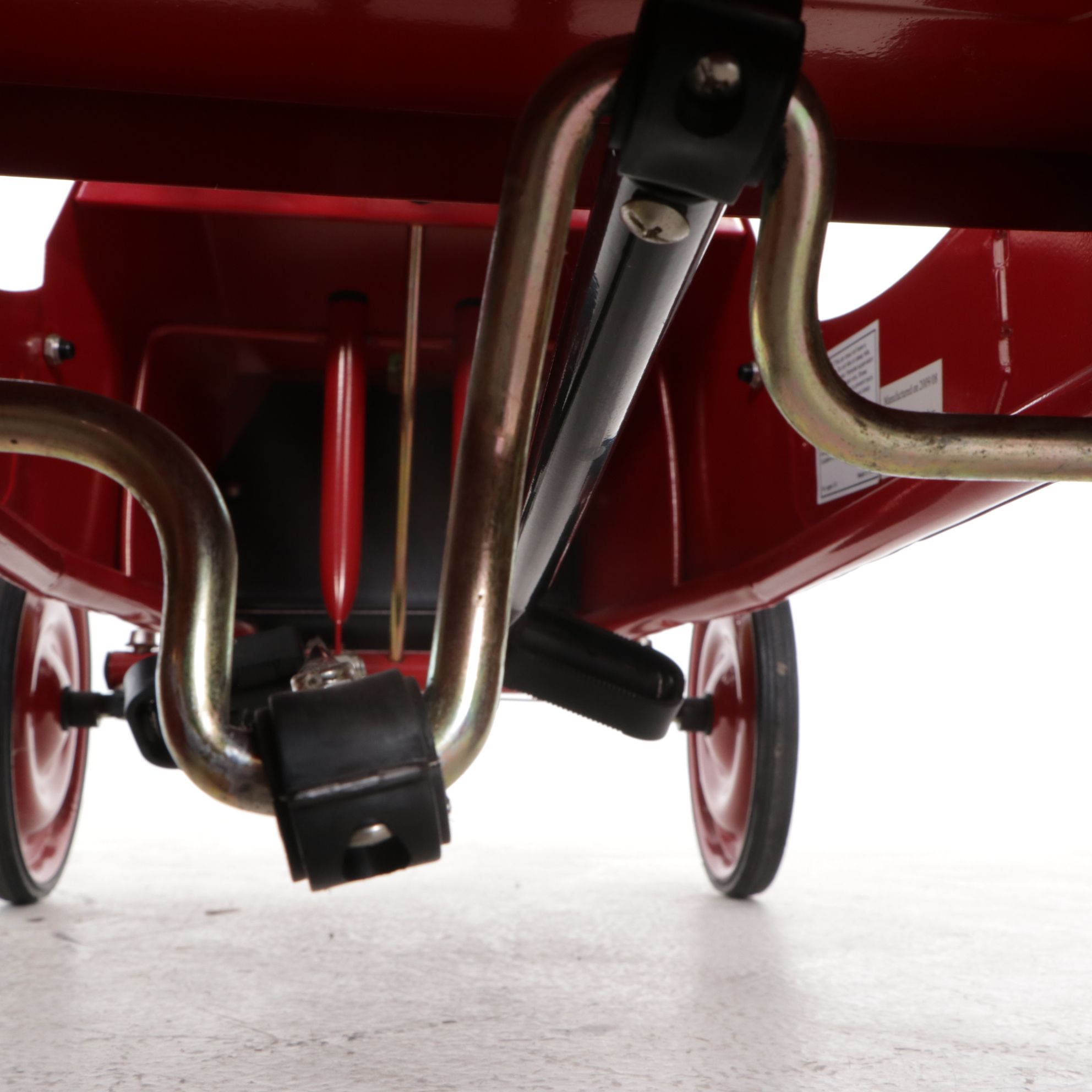 "Hot Rod 1938" Classic Red Pressed Steel Pedal Car