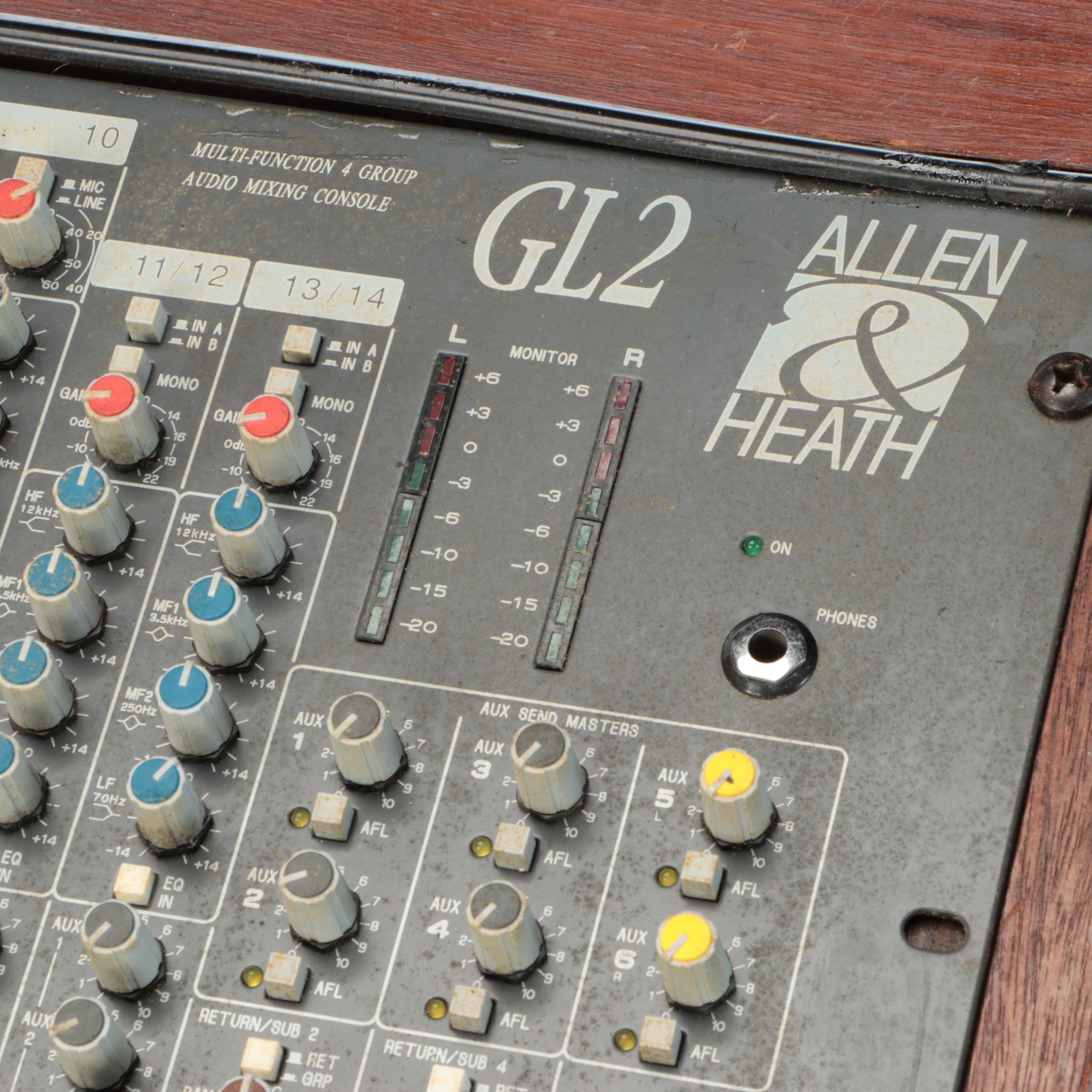 Allen & Heath GL2 Wood Veneer Analog Mixing Console