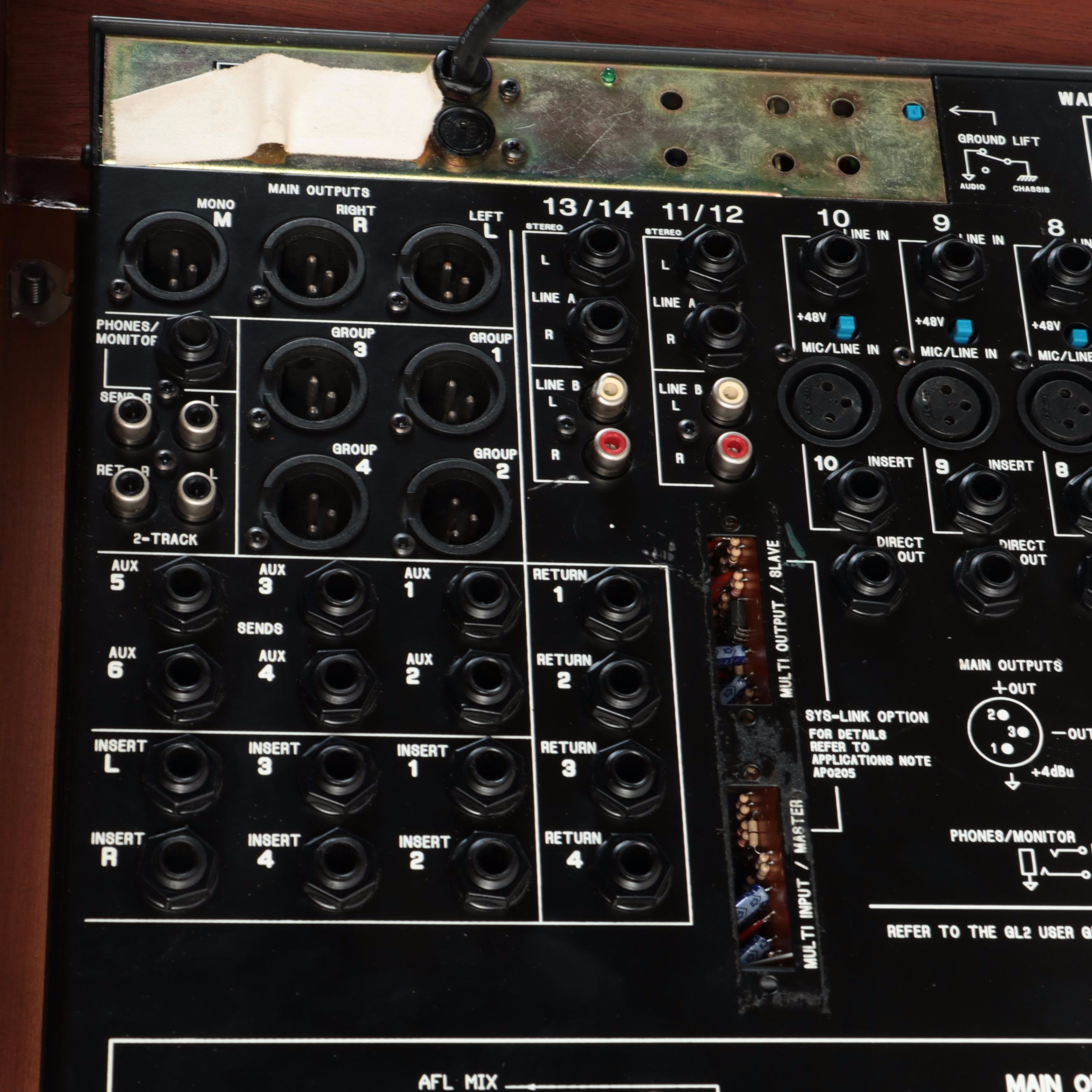 Allen & Heath GL2 Wood Veneer Analog Mixing Console