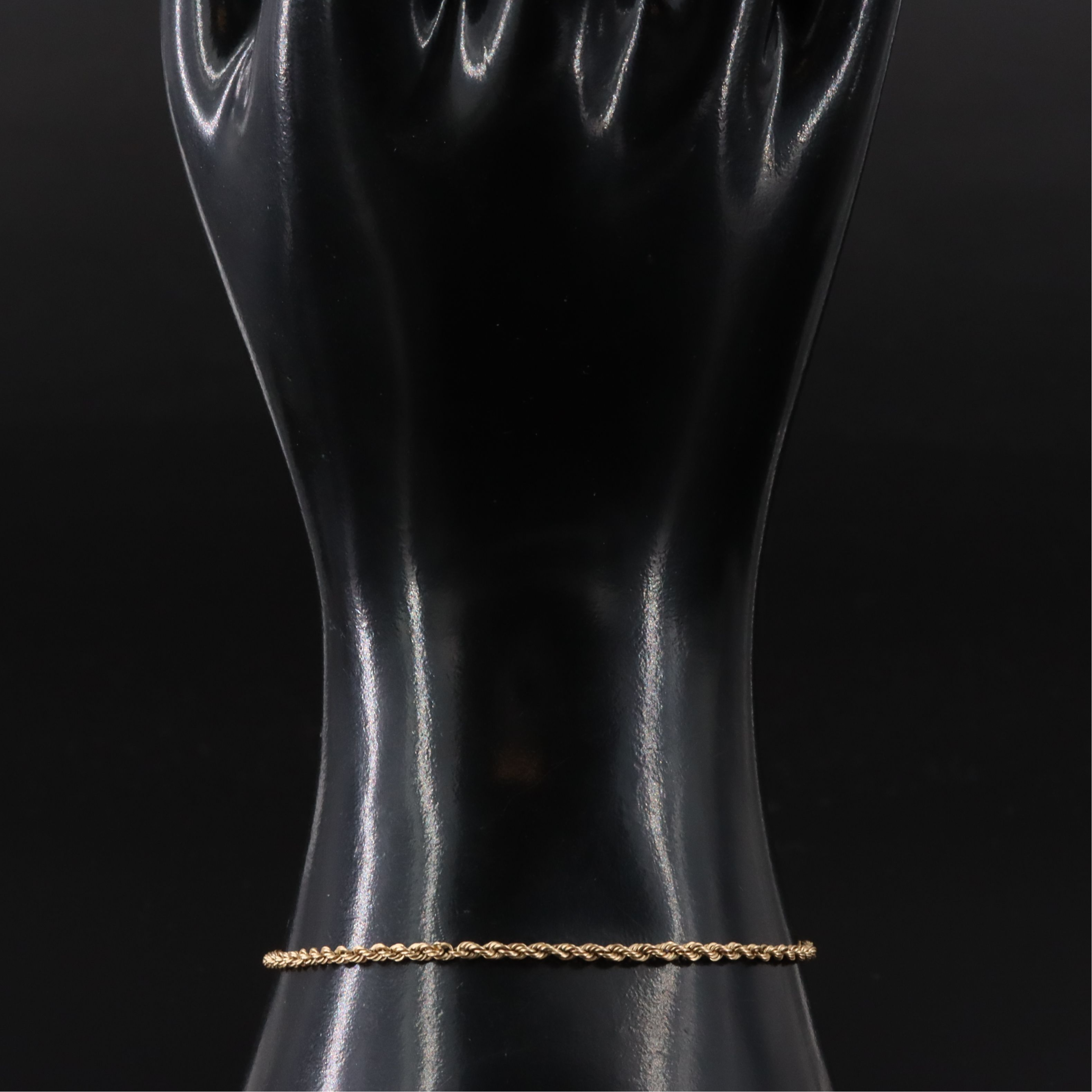 14K Rope Chain Bracelet
