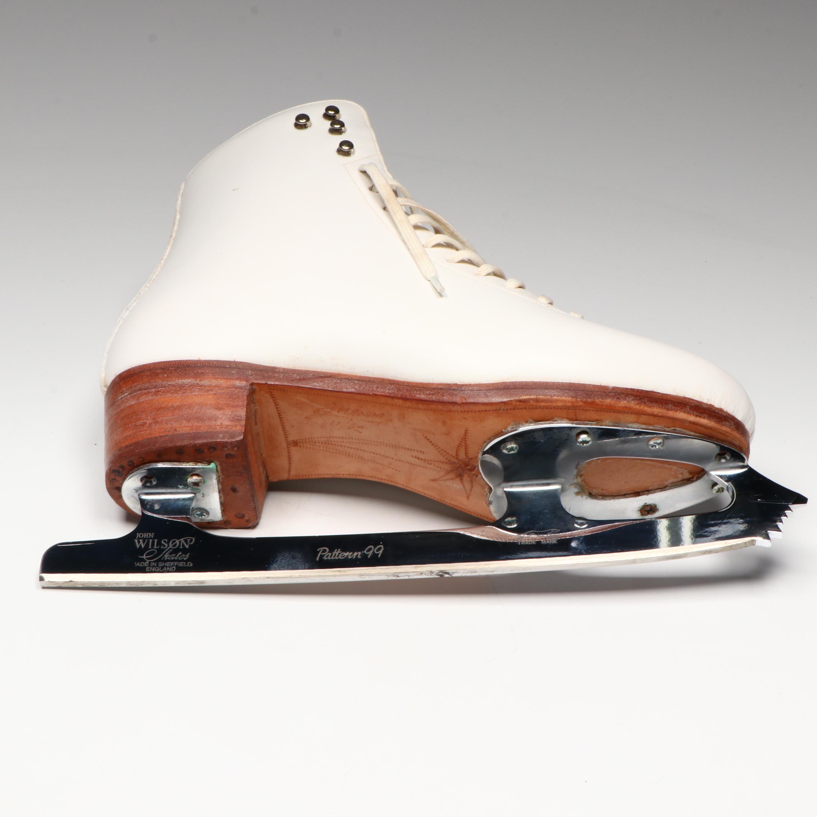 Klingbeil Figure Skating Boots with John Wilson Pattern 99 Blades