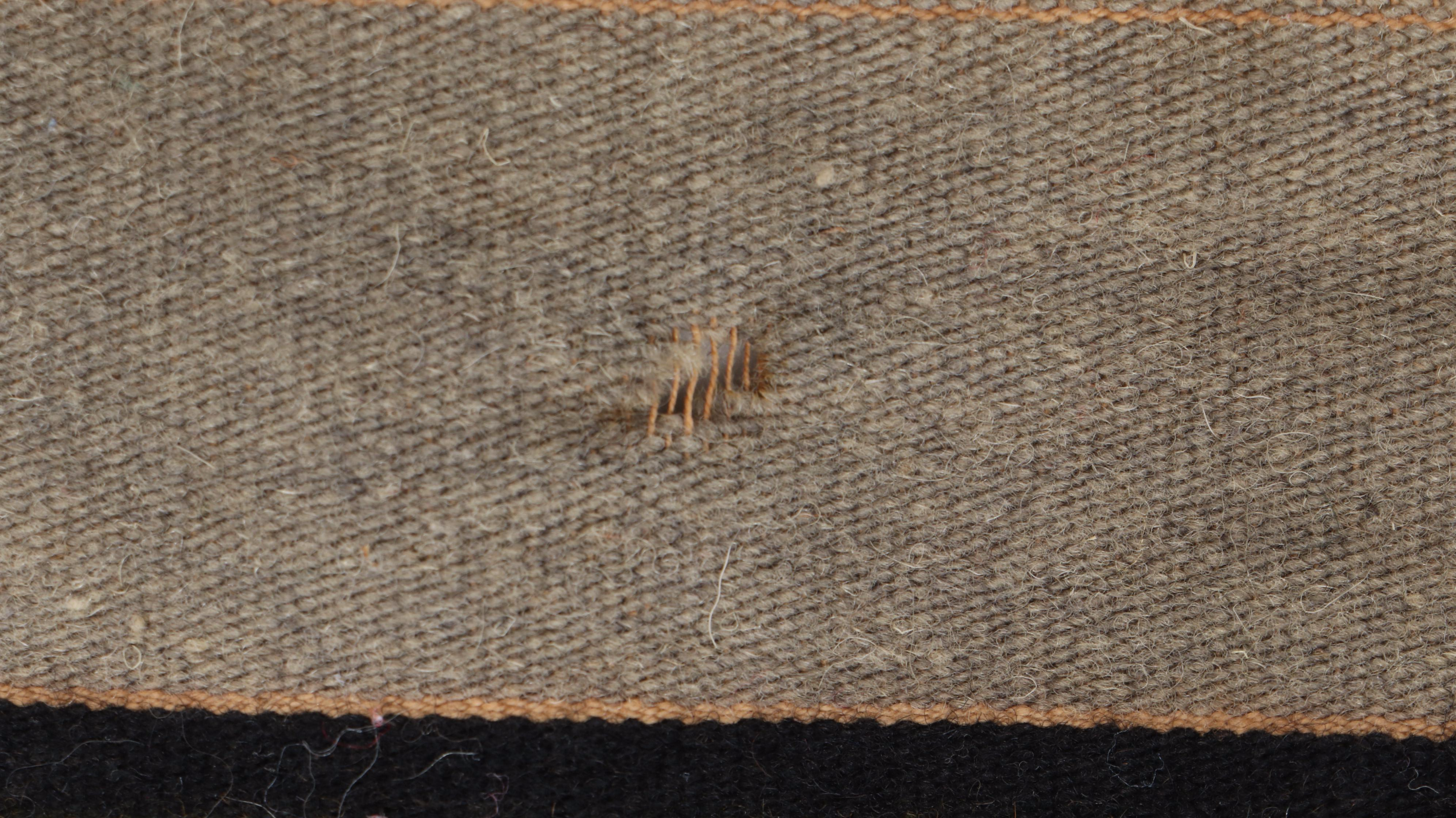 2'2" x 1'7" Chimayo Handwoven Rug and Mat with Mexican Saltillo Mat