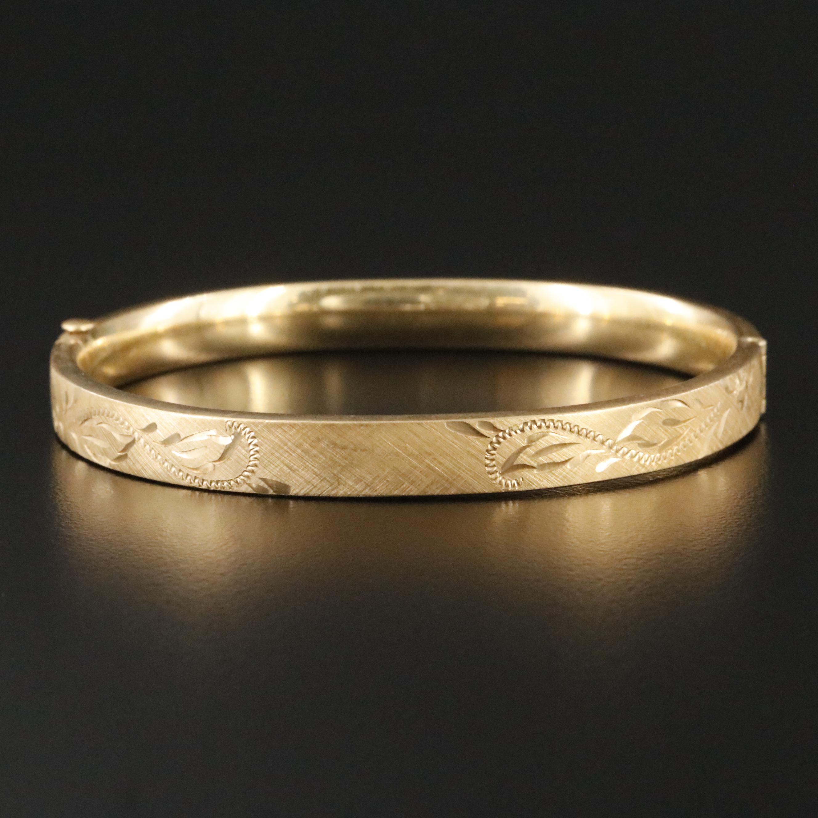 Vintage Gold-Filled Bangle