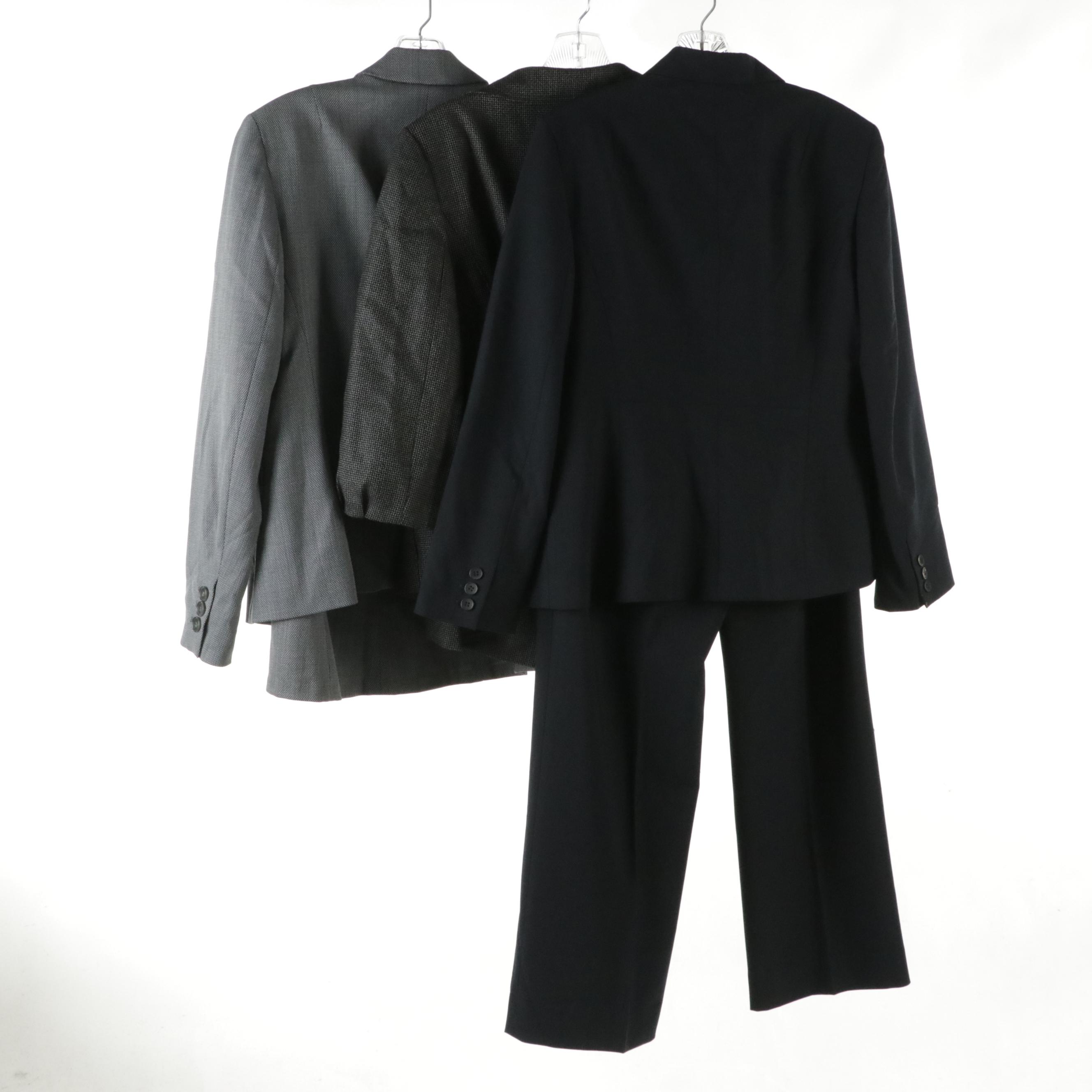 Wool Blend Pantsuit and Two-Piece Skirt Set by Jones New York & Ann Taylor