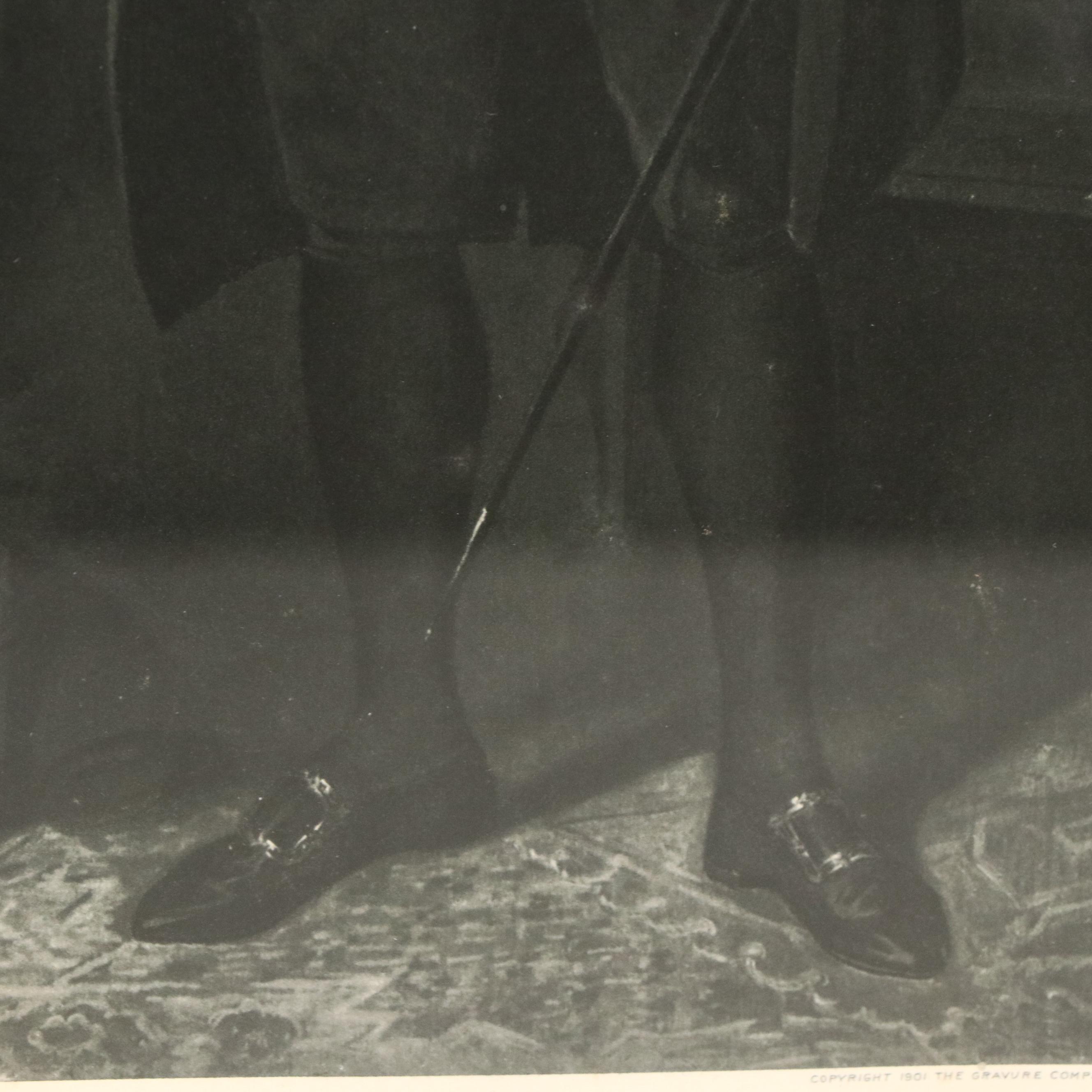 Photogravure Portrait of George Washington After Gilbert Stuart, 1901