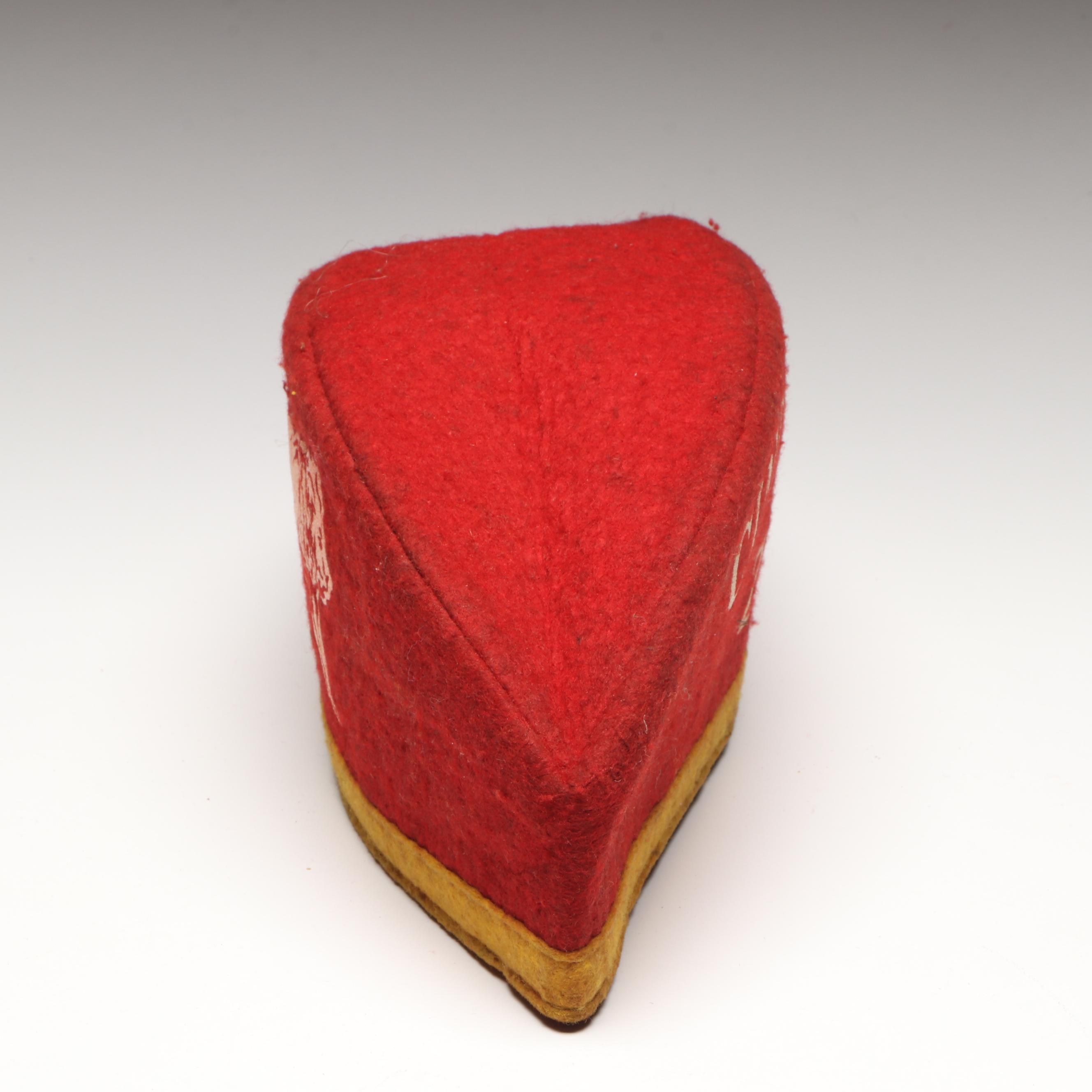 Cincinnati Zoo Felt Pennant Souvenir Flags with Cap, Mid-20th Century