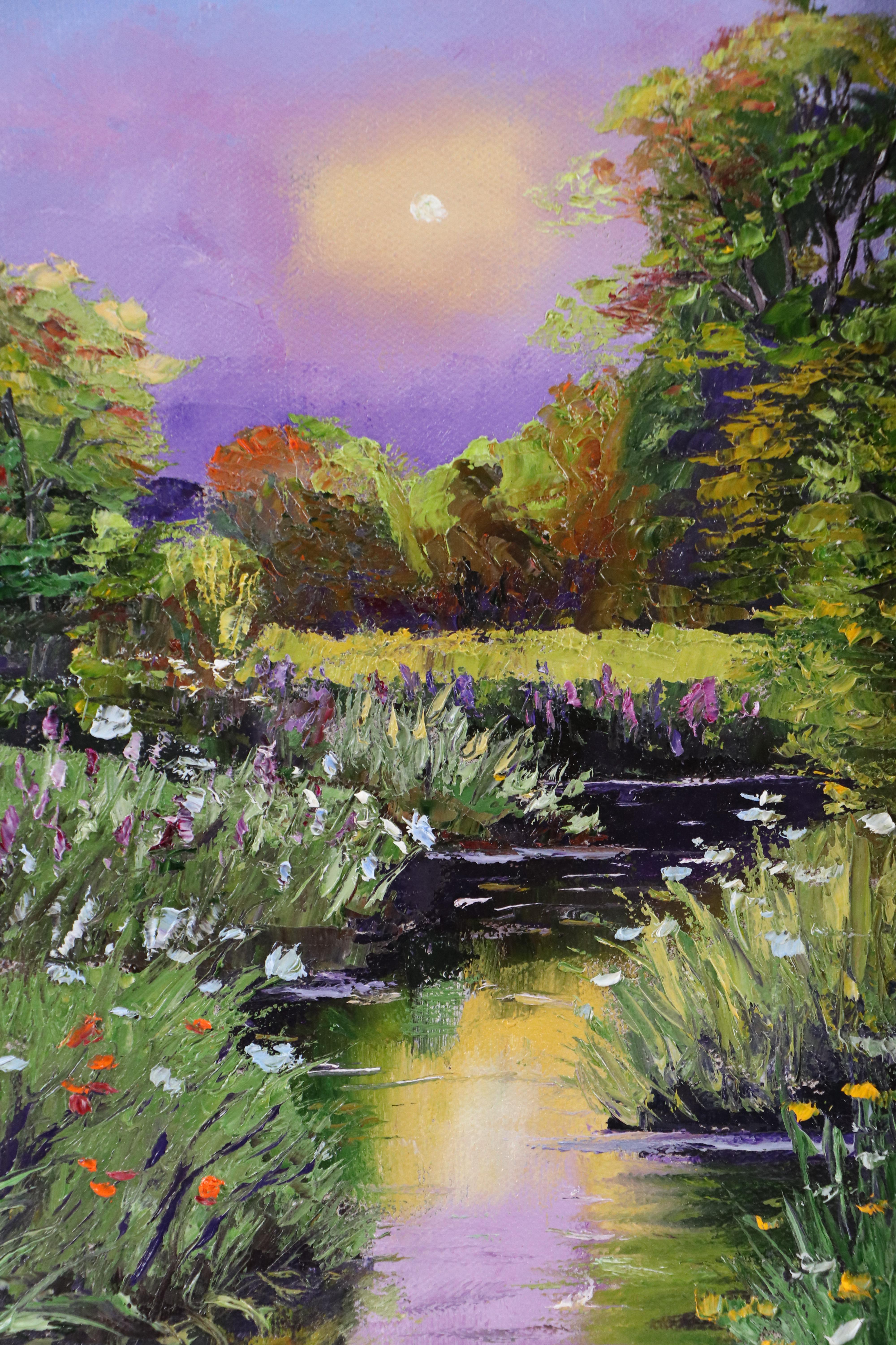 James Baldoumas Landscape Oil Painting "Summer Brook," 2025