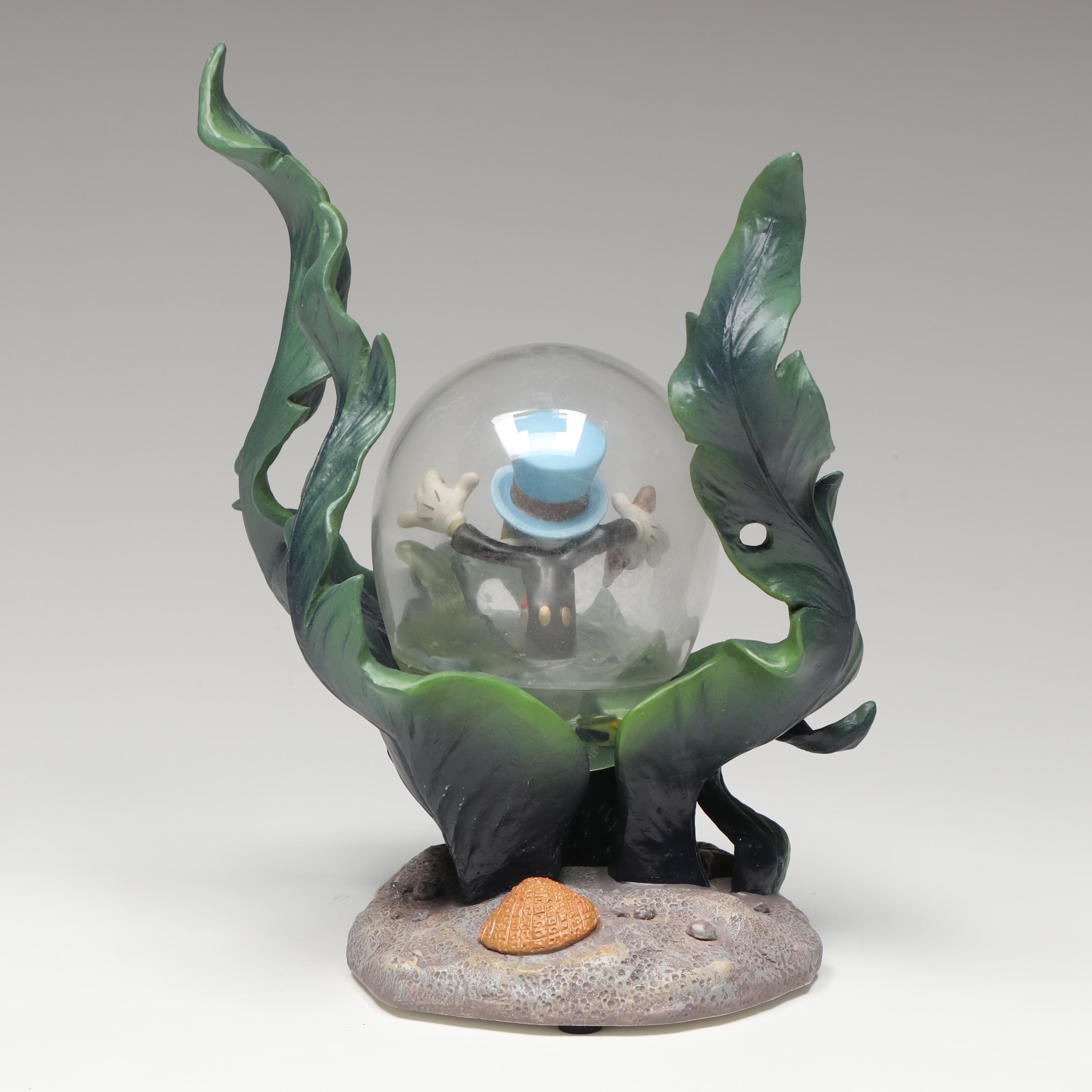 Disney Pinocchio "Bubble Trouble" Jiminiy Cricket 70th Anniversary Figurine