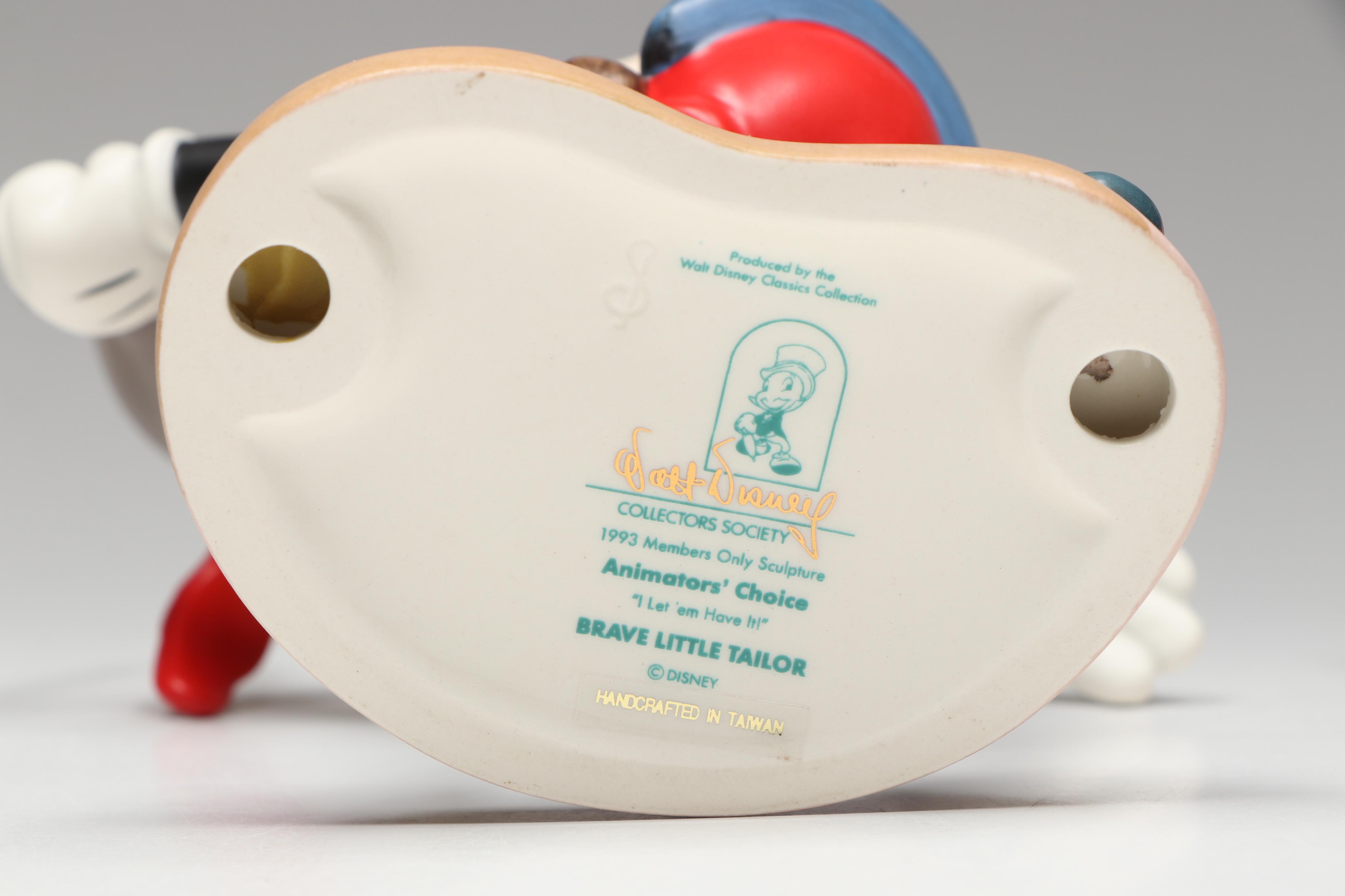 Disney Brave Little Tailor "I Let 'em Have It!" and "Princess Minnie" Figurines