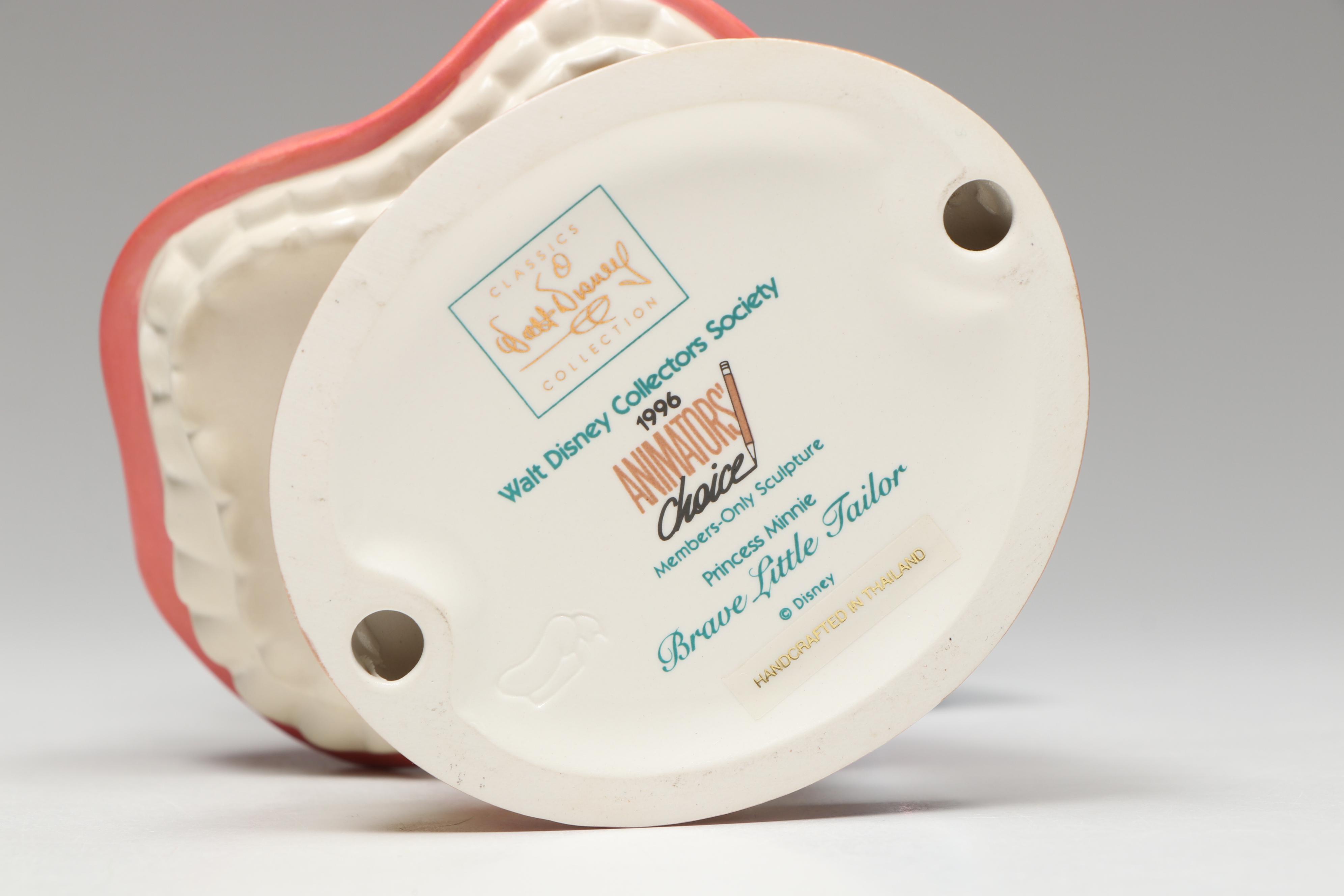 Disney Brave Little Tailor "I Let 'em Have It!" and "Princess Minnie" Figurines