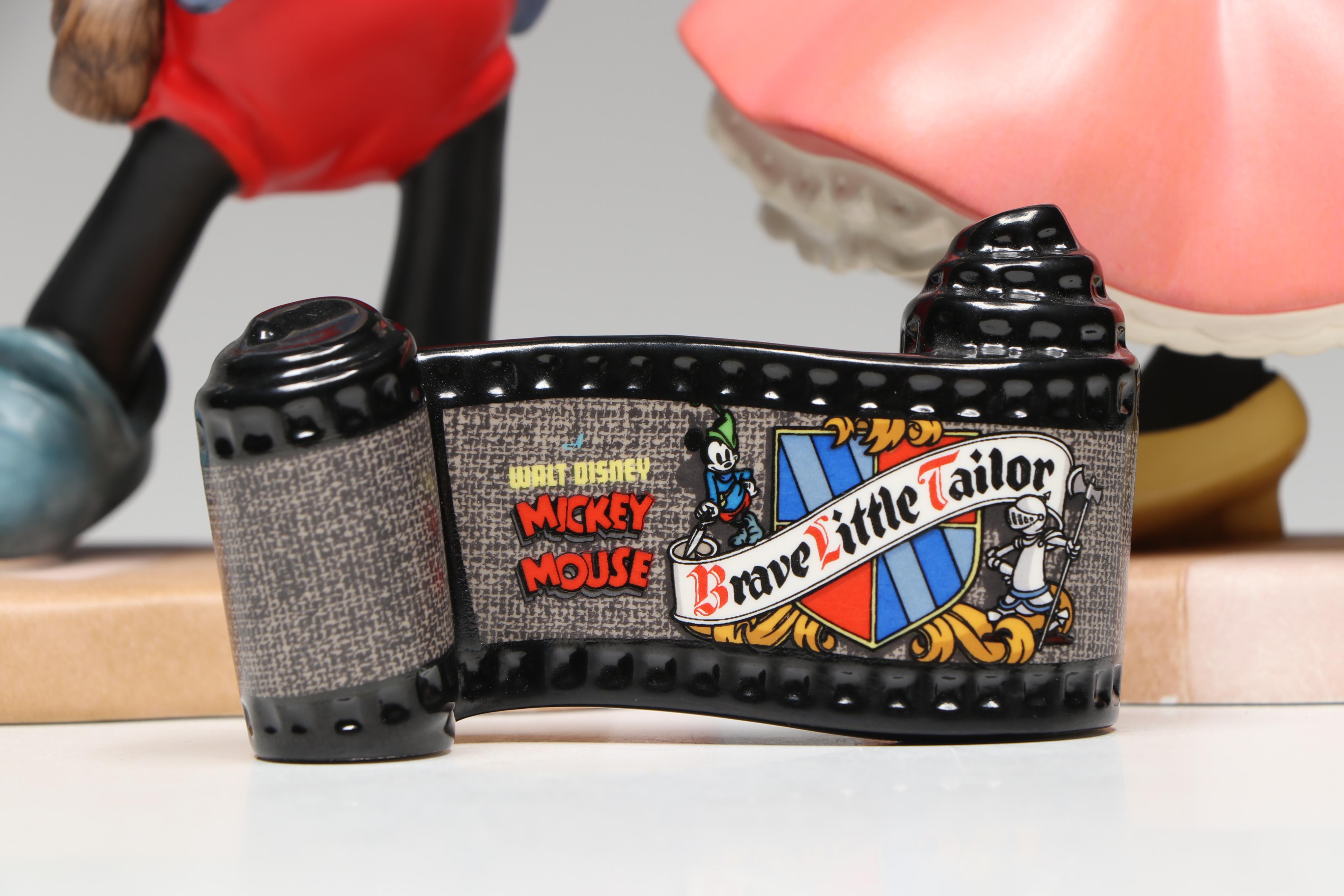 Disney Brave Little Tailor "I Let 'em Have It!" and "Princess Minnie" Figurines