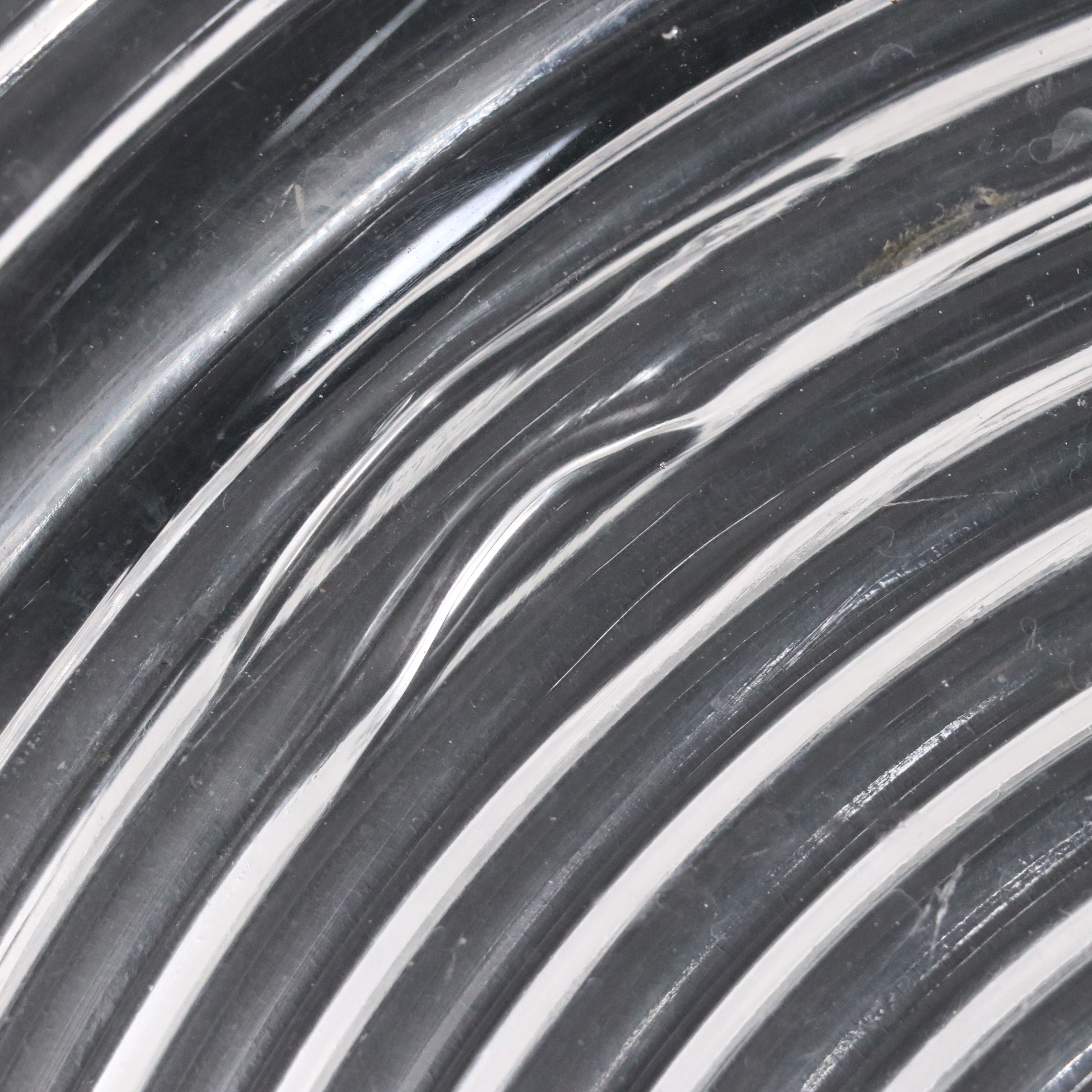 Mid-Century Glass Champagne Coupes and Tray