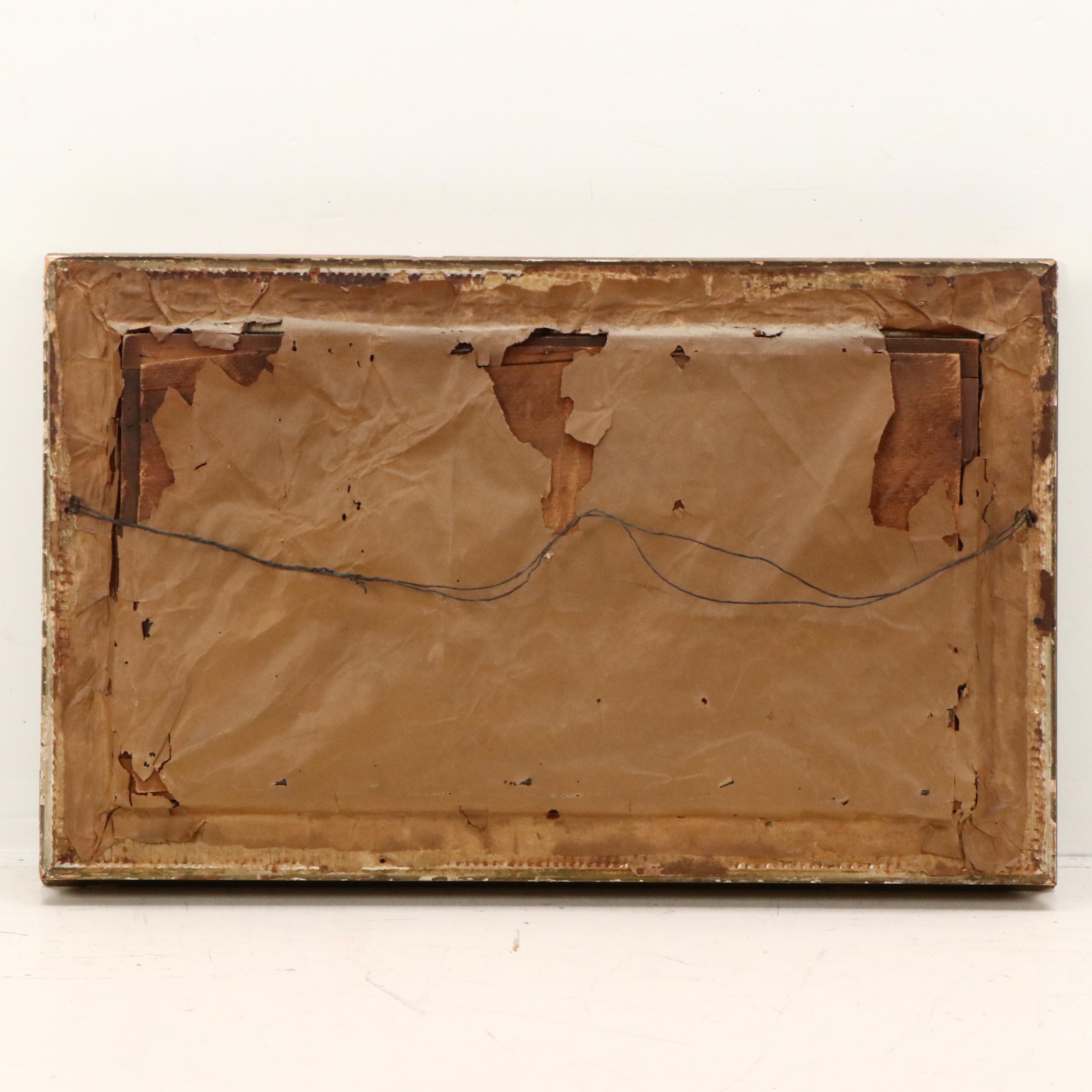 Floral Oil Painting of Purple and White Hyacinth