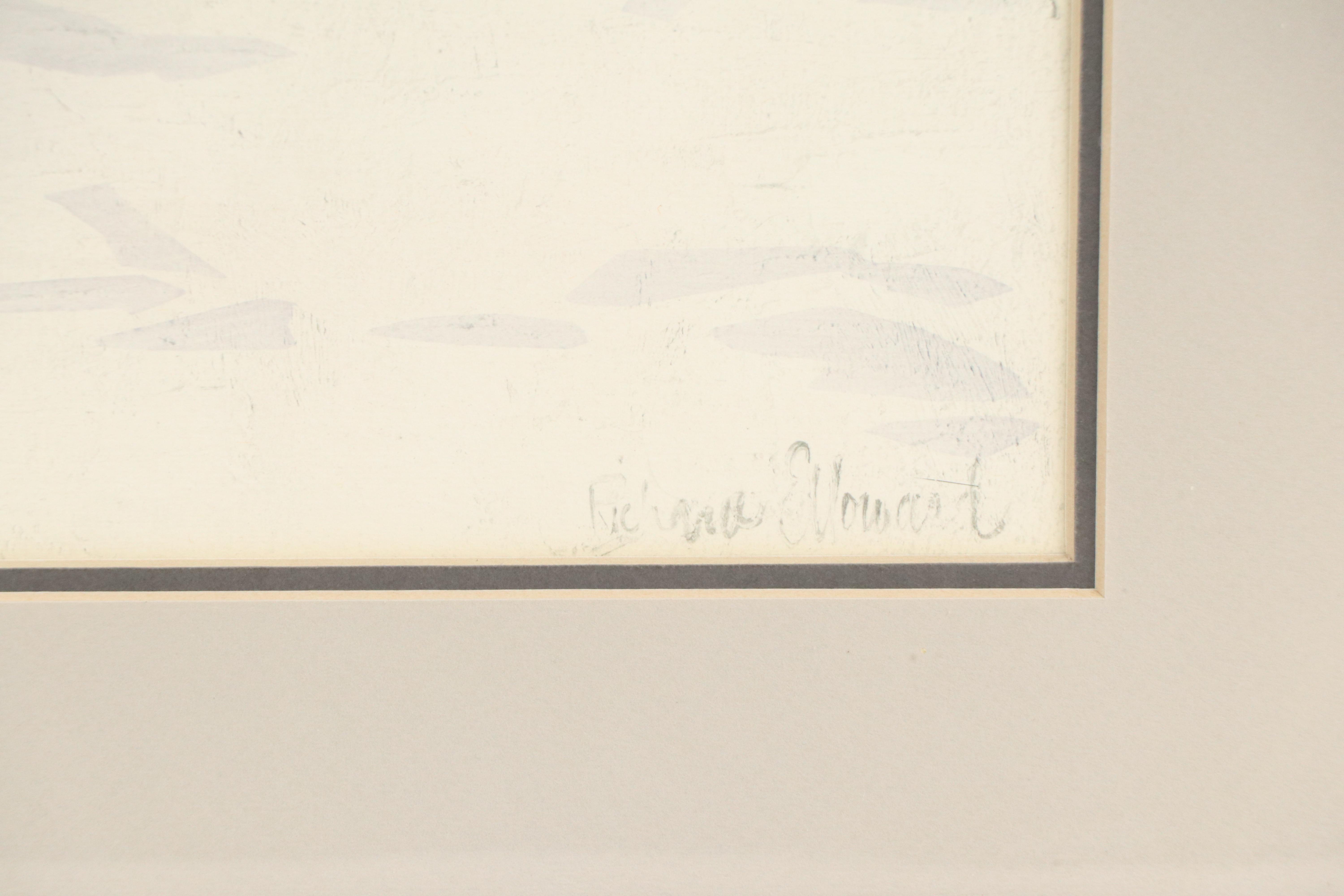 After Richard E. Howard Offset Lithograph of Amish School Boys