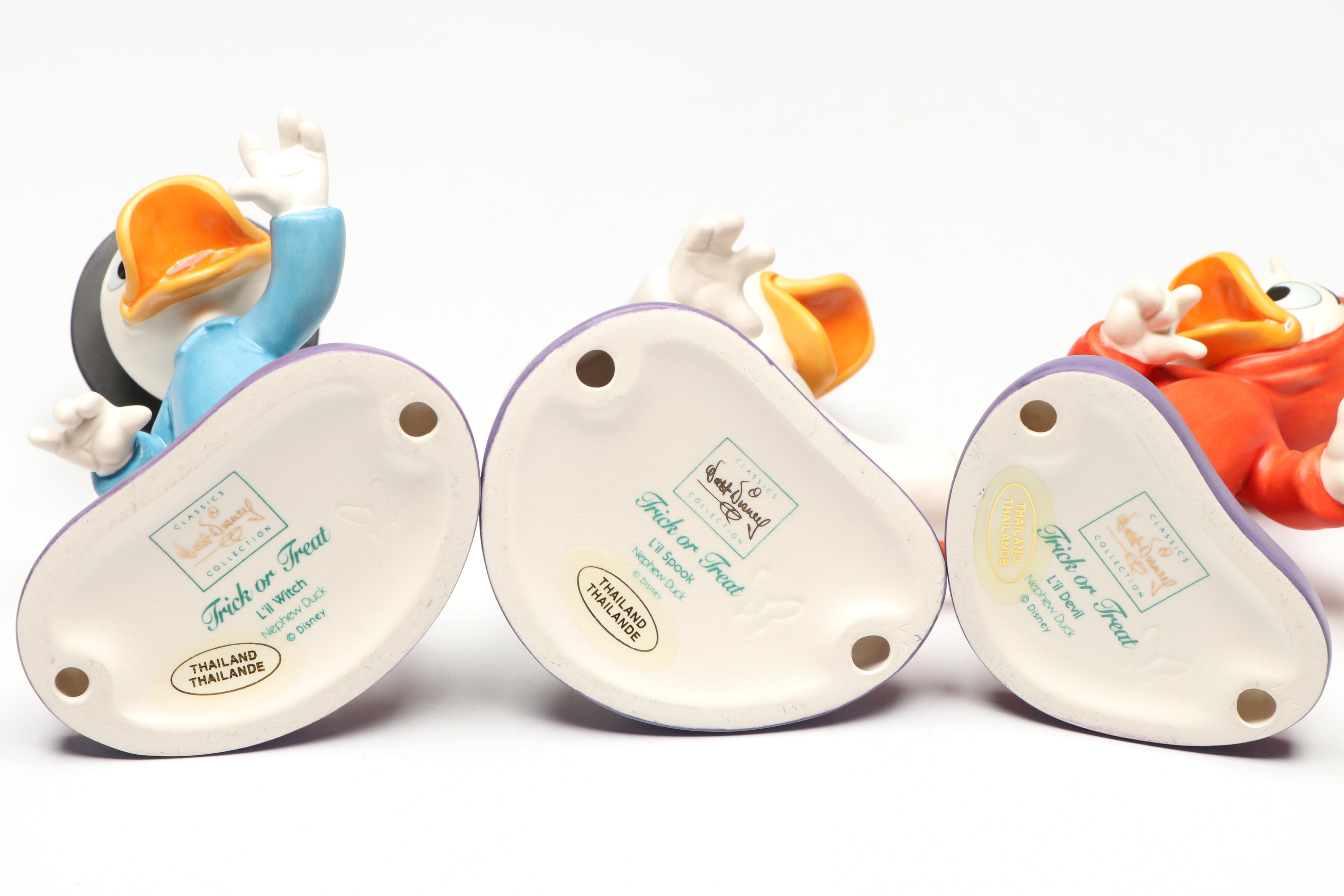 Disney "L'il Devil" and More Trick or Treat Porcelain Figurines, 2001-2004