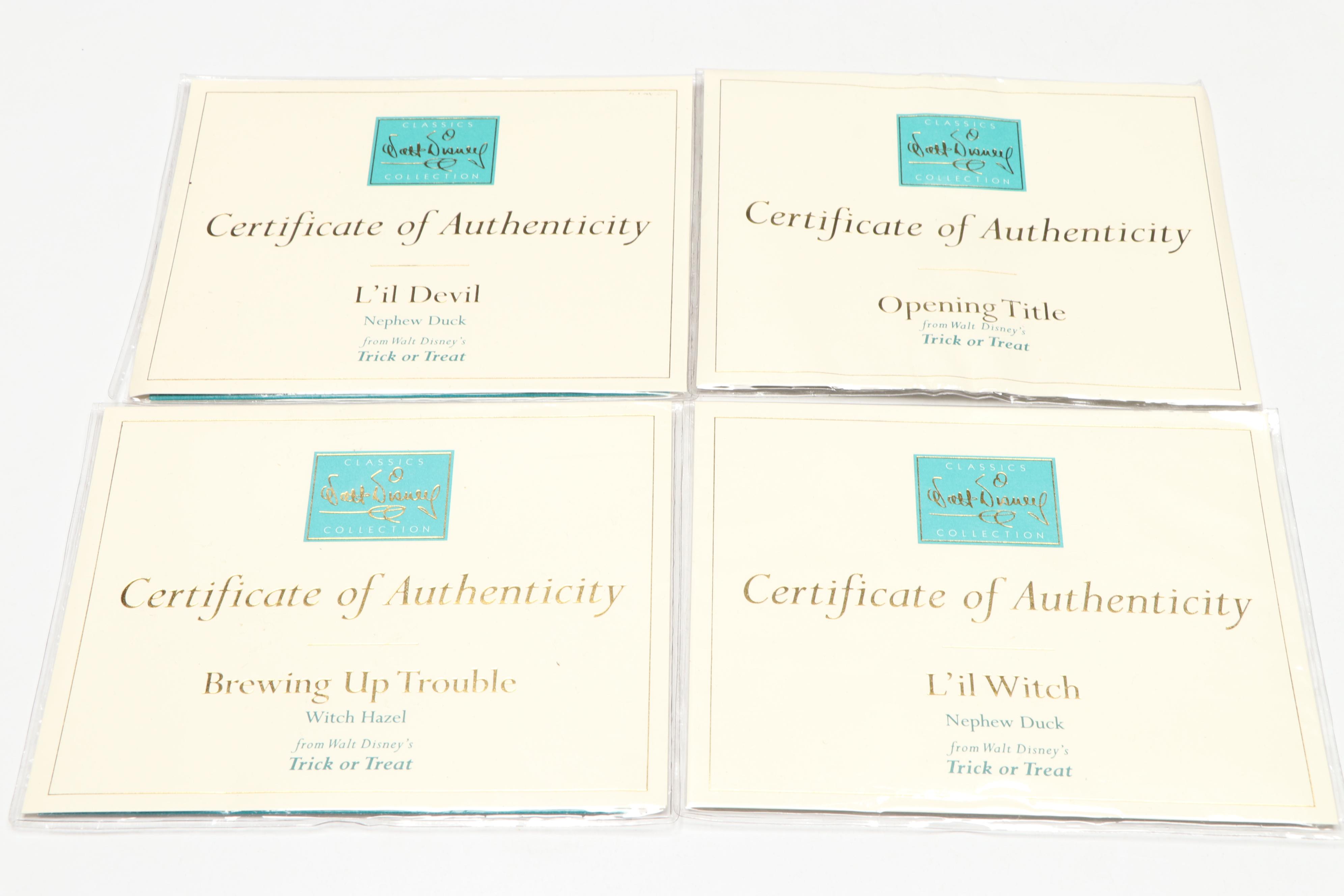 Disney "L'il Devil" and More Trick or Treat Porcelain Figurines, 2001-2004