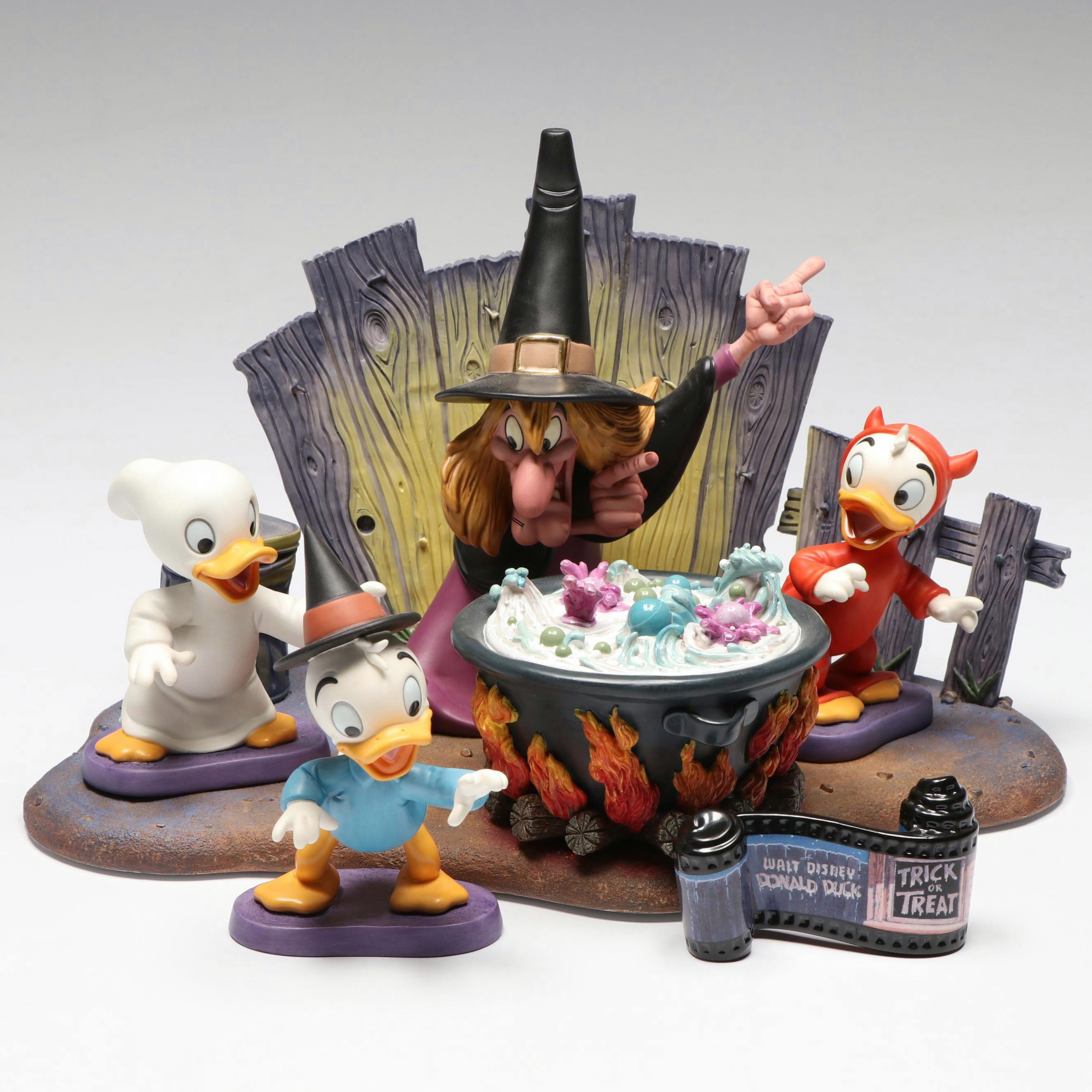 Disney "L'il Devil" and More Trick or Treat Porcelain Figurines, 2001-2004