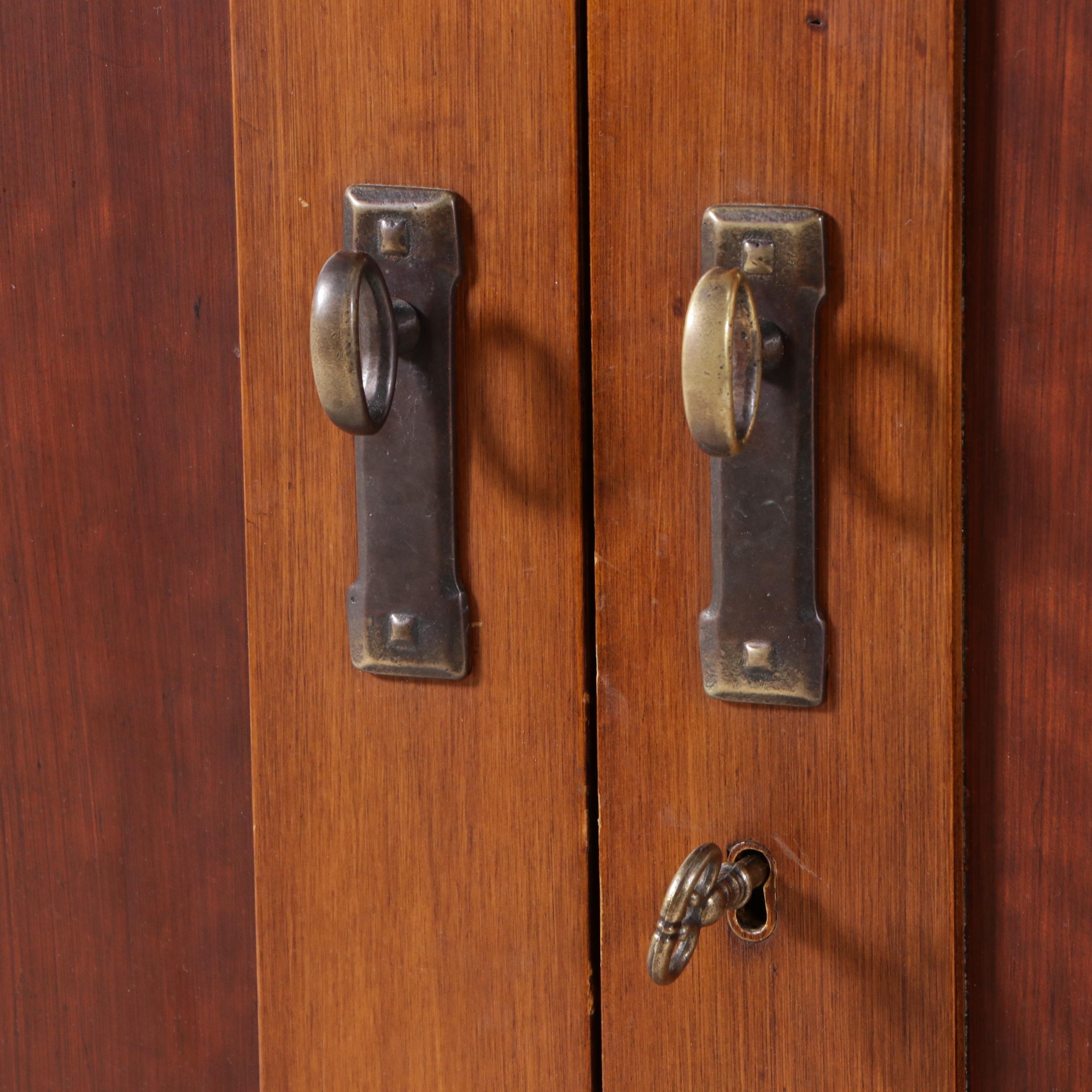 Contemporary Mission Style Media Armoire