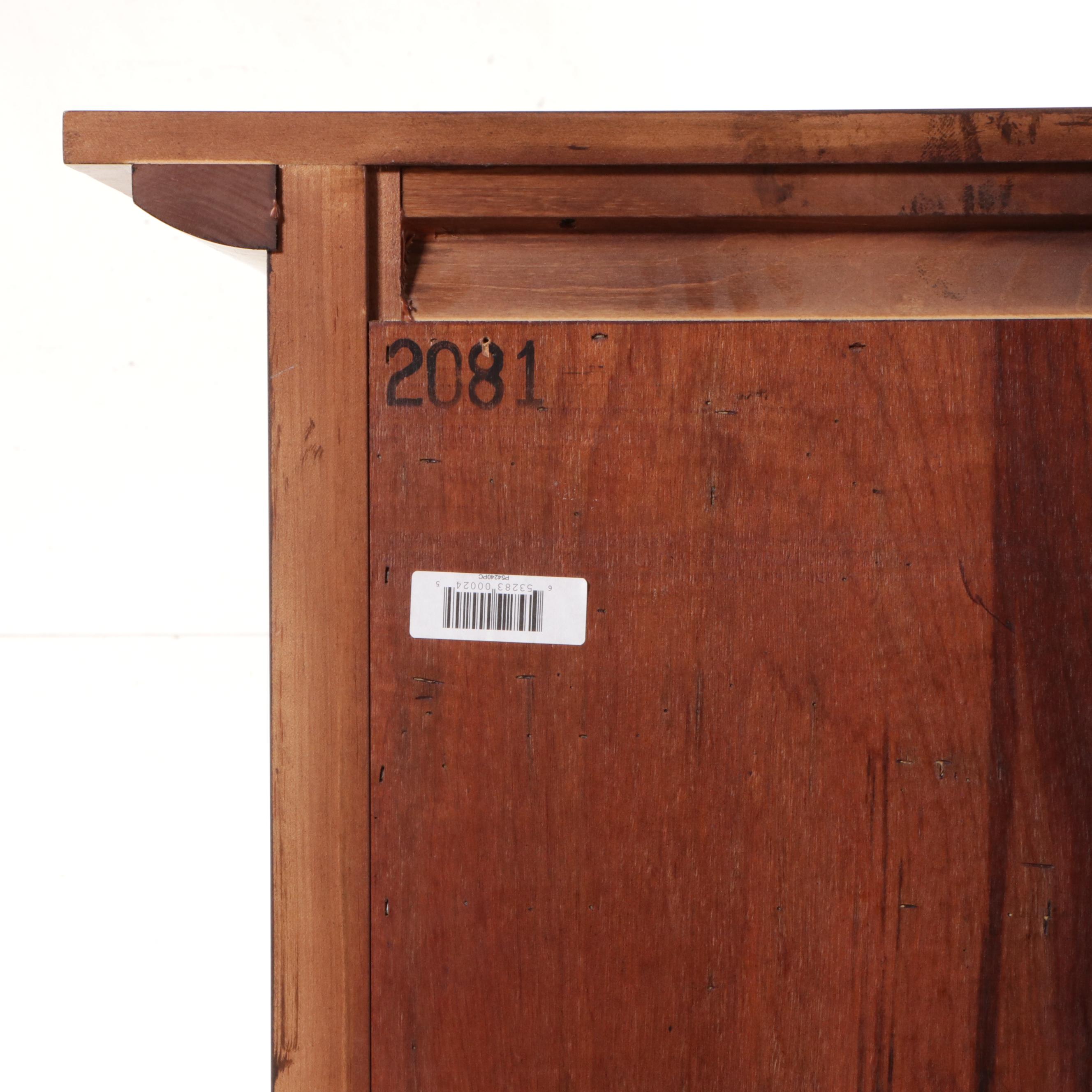 Contemporary Mission Style Media Armoire
