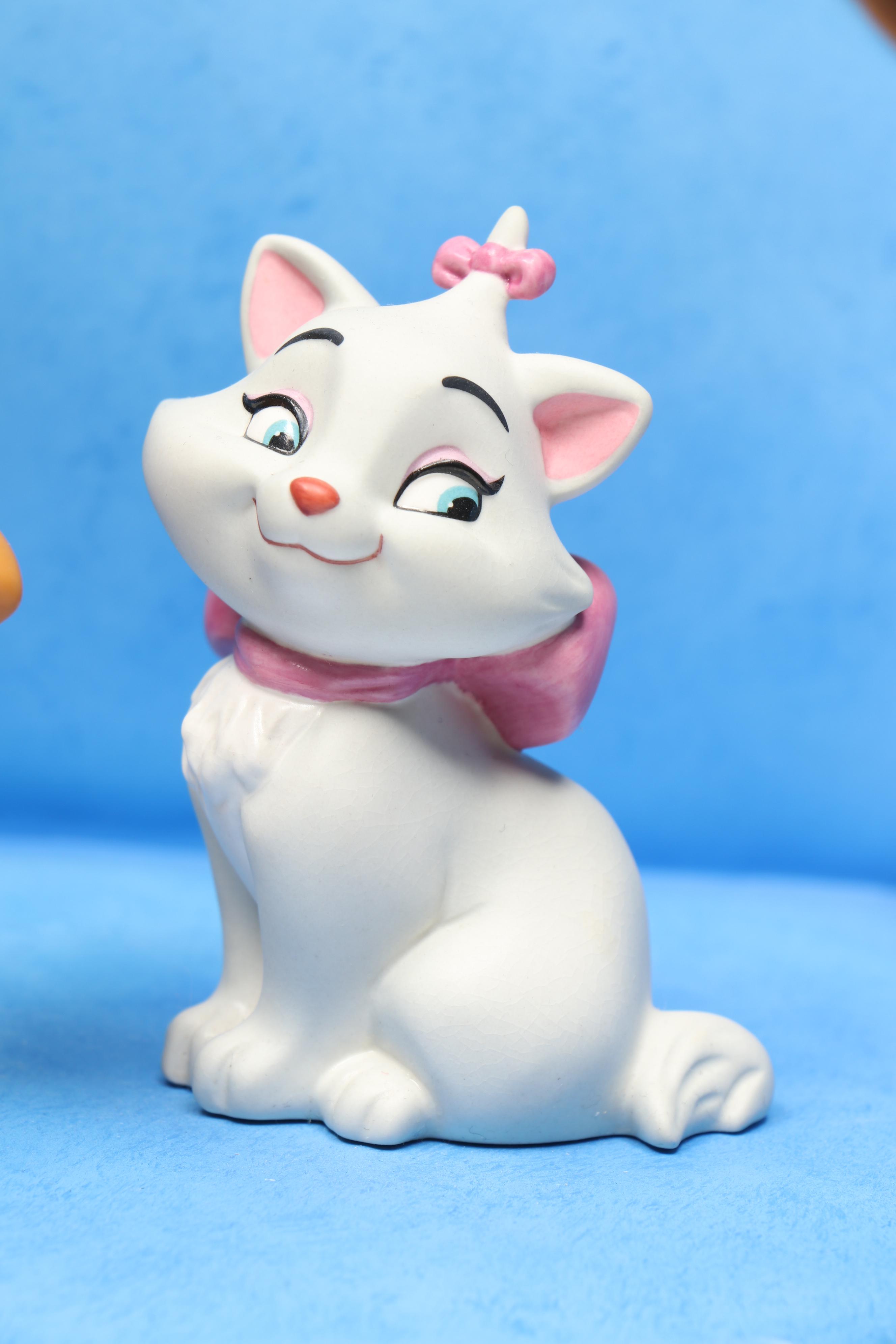 Disney "O'Malley the Alley Cat" and More Aristocat Porcelain Figurines