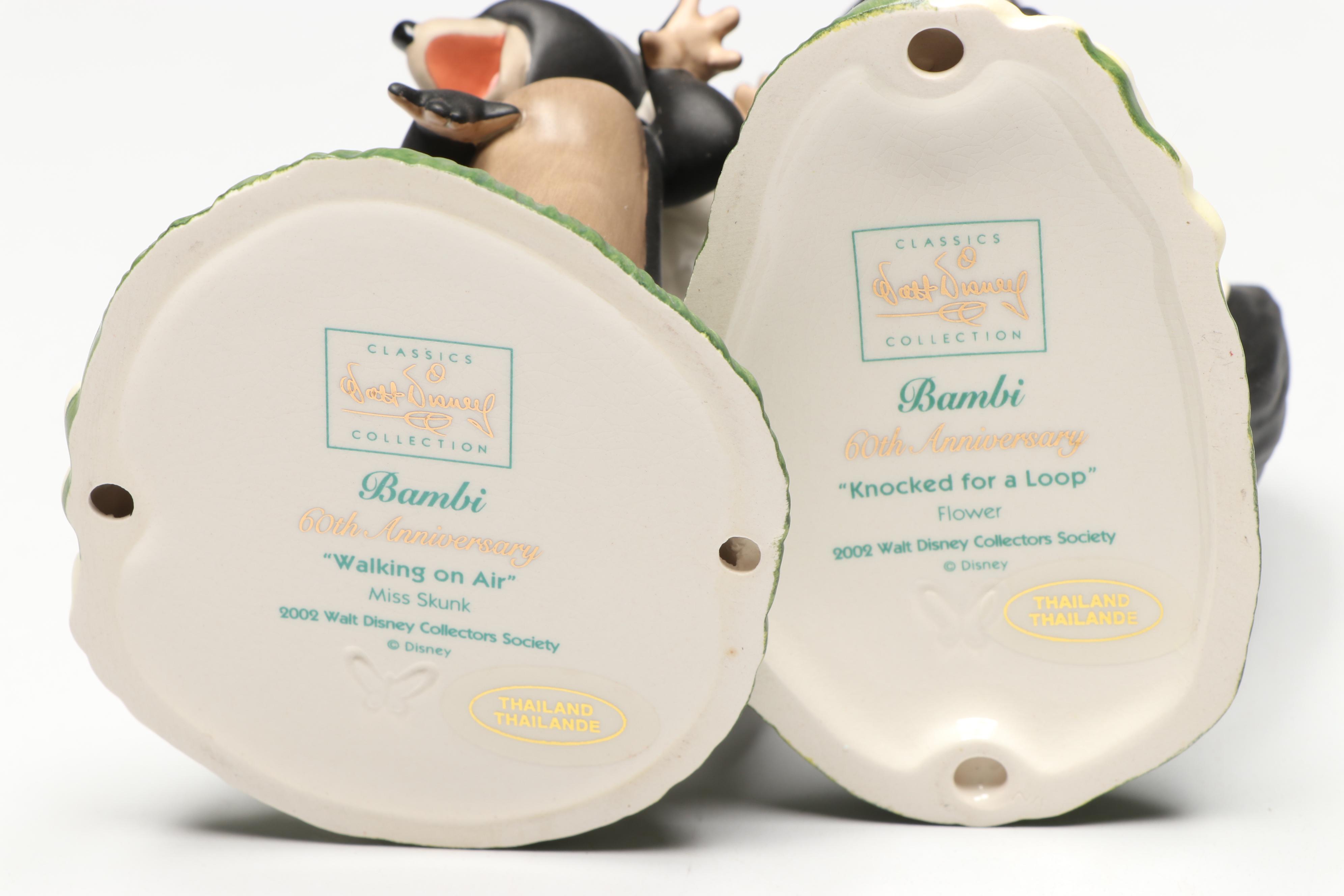 Disney "Knocked for a Loop" and More Bambi Anniversary Porcelain Figurines