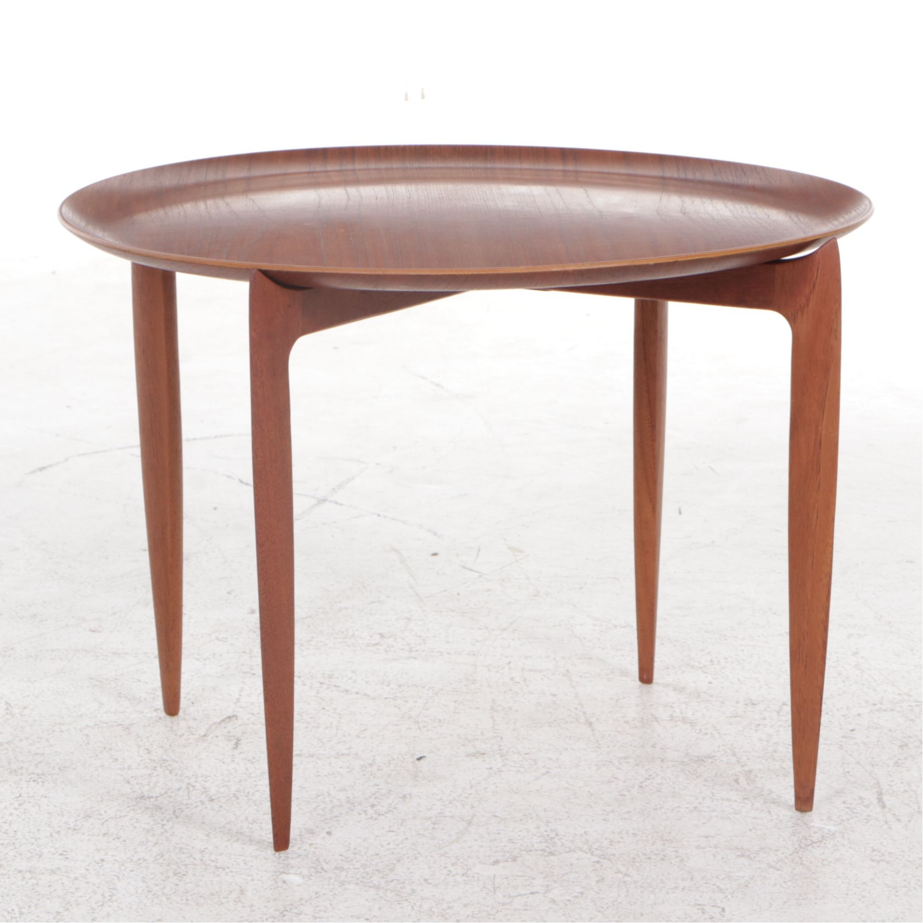 Illums Bolighus Danish Modern Folding Tray-Top Cocktail Table, Late 20th Century