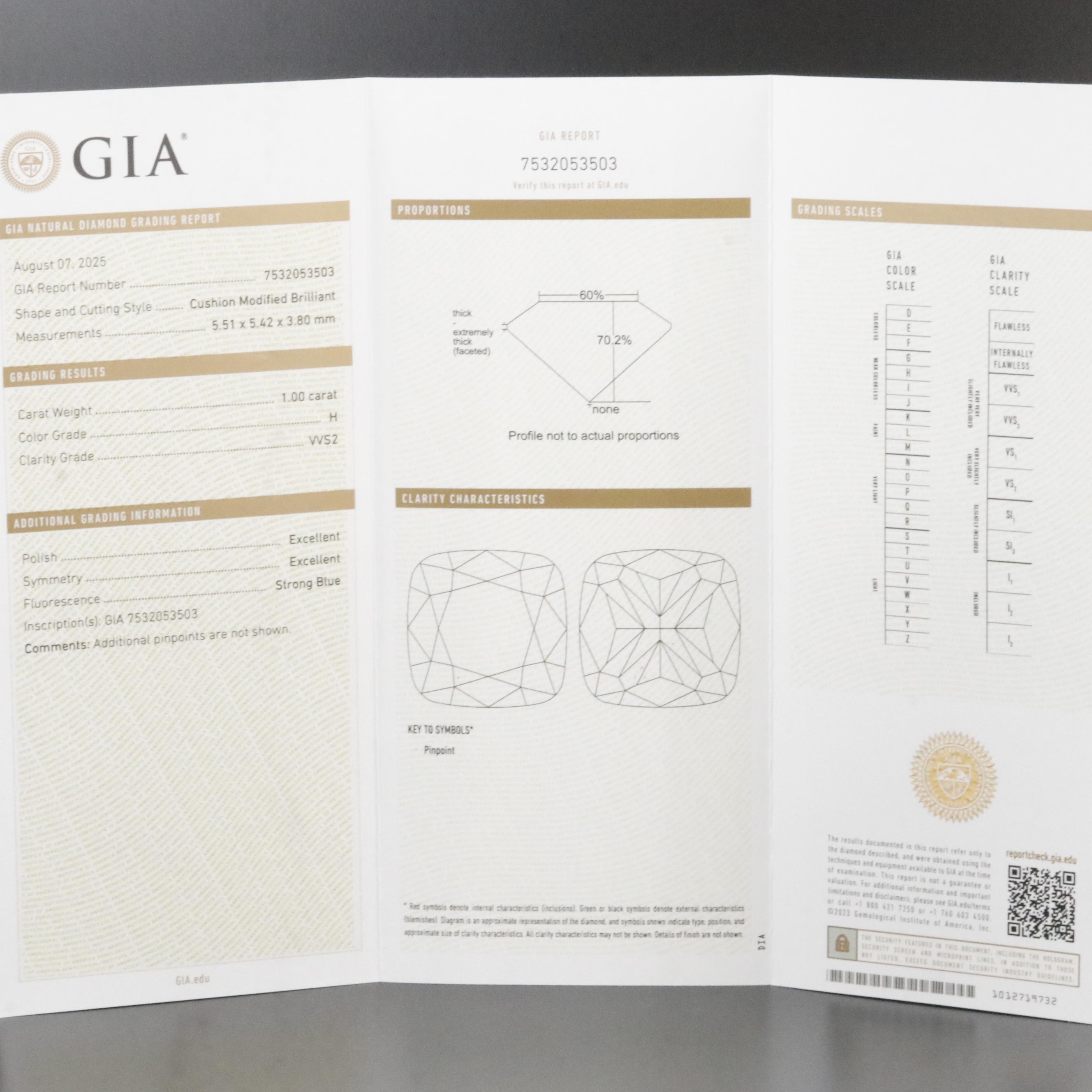 18K 2.01 CTW Diamond Stud Earrings with GIA Reports