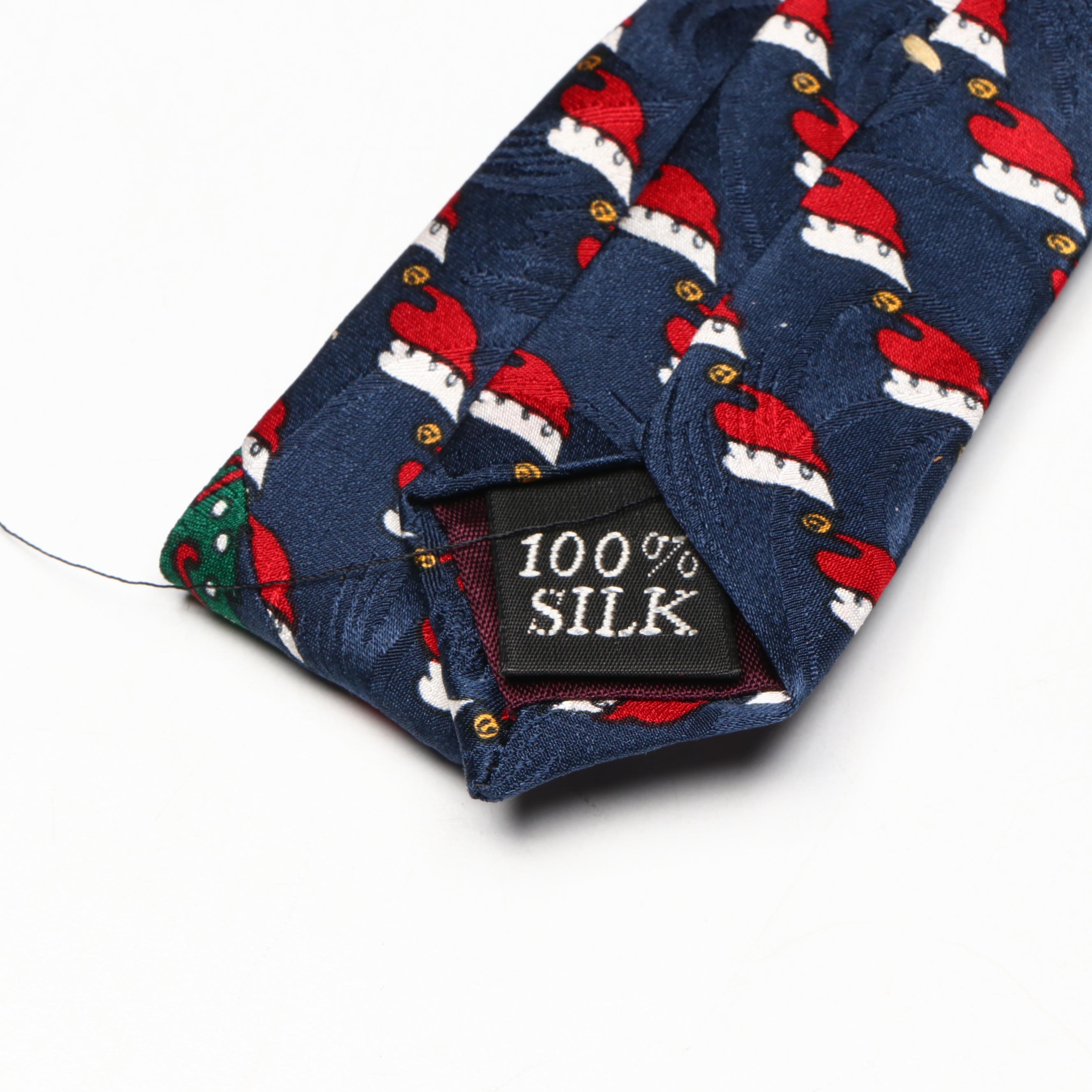 Wembley, Christmas House, and More Christmas Themed Silk Neckties