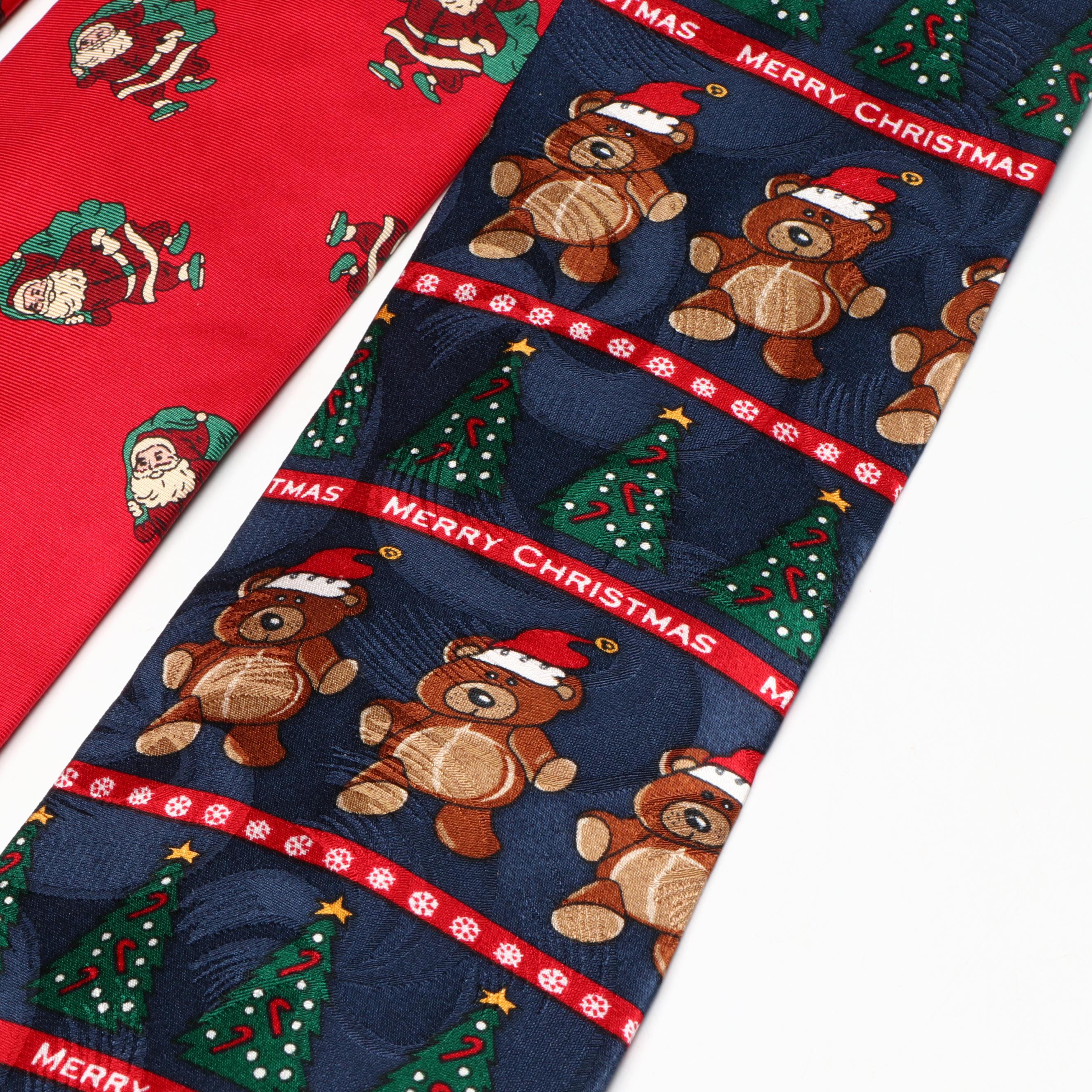 Wembley, Christmas House, and More Christmas Themed Silk Neckties